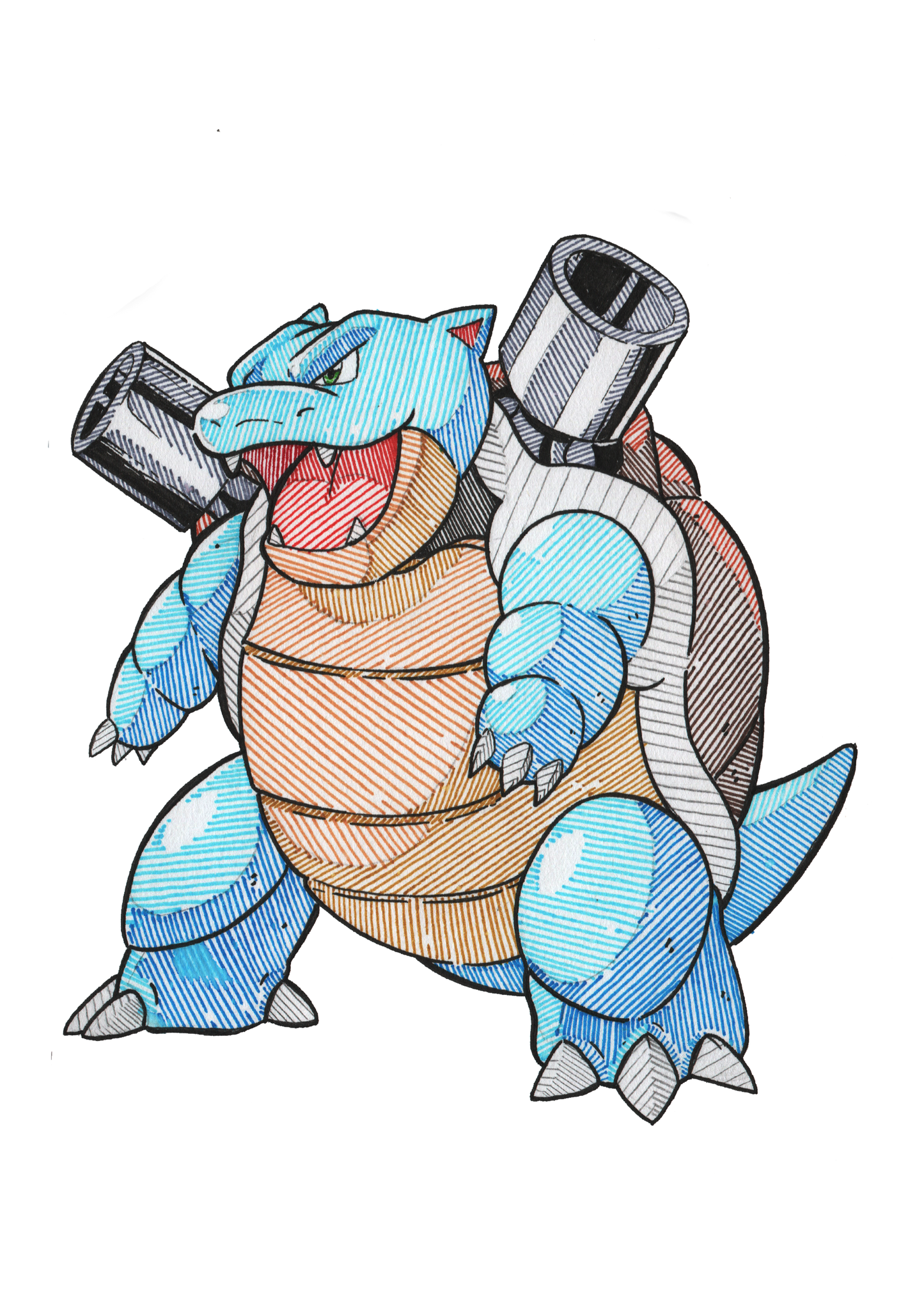 3 Prints - Evolution Line Water Starter - Gen 1