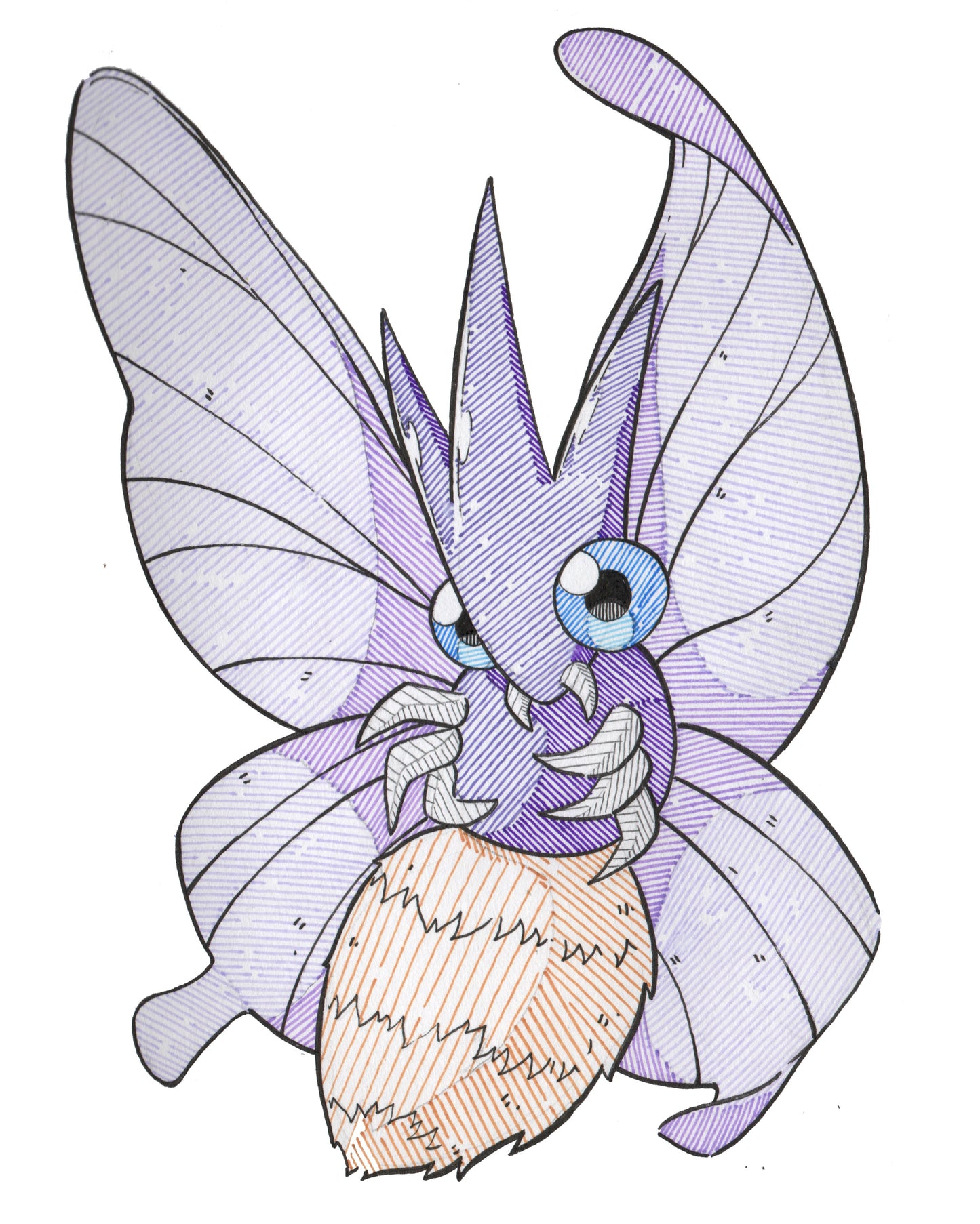 Venomoth Sticker