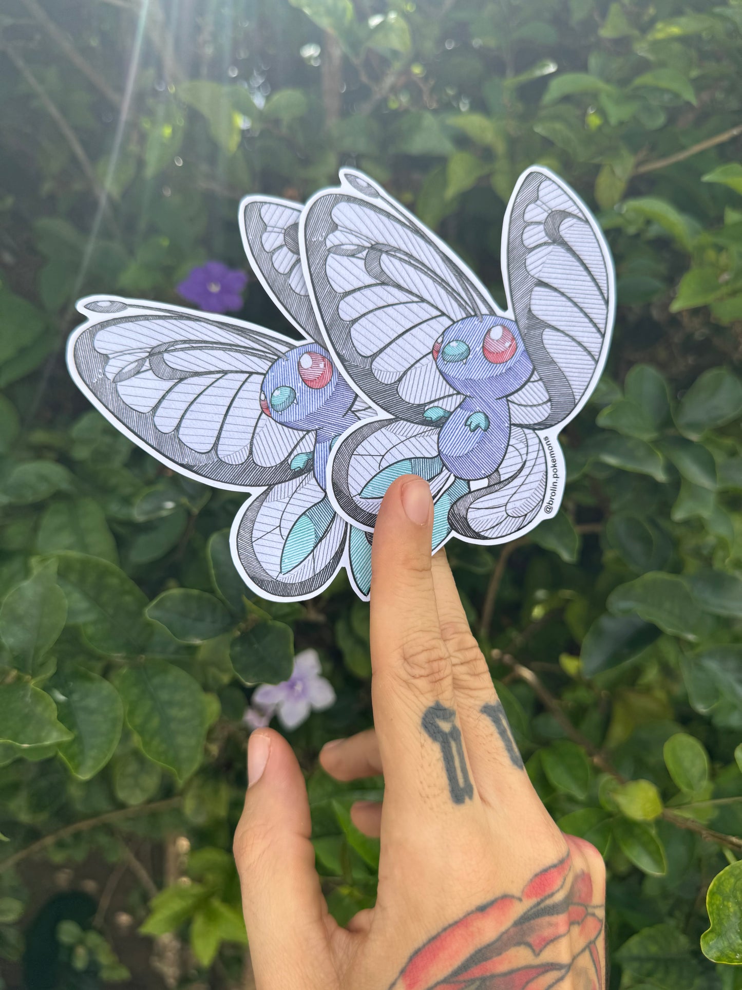 Butterfree Sticker (Kanto Pokédex)