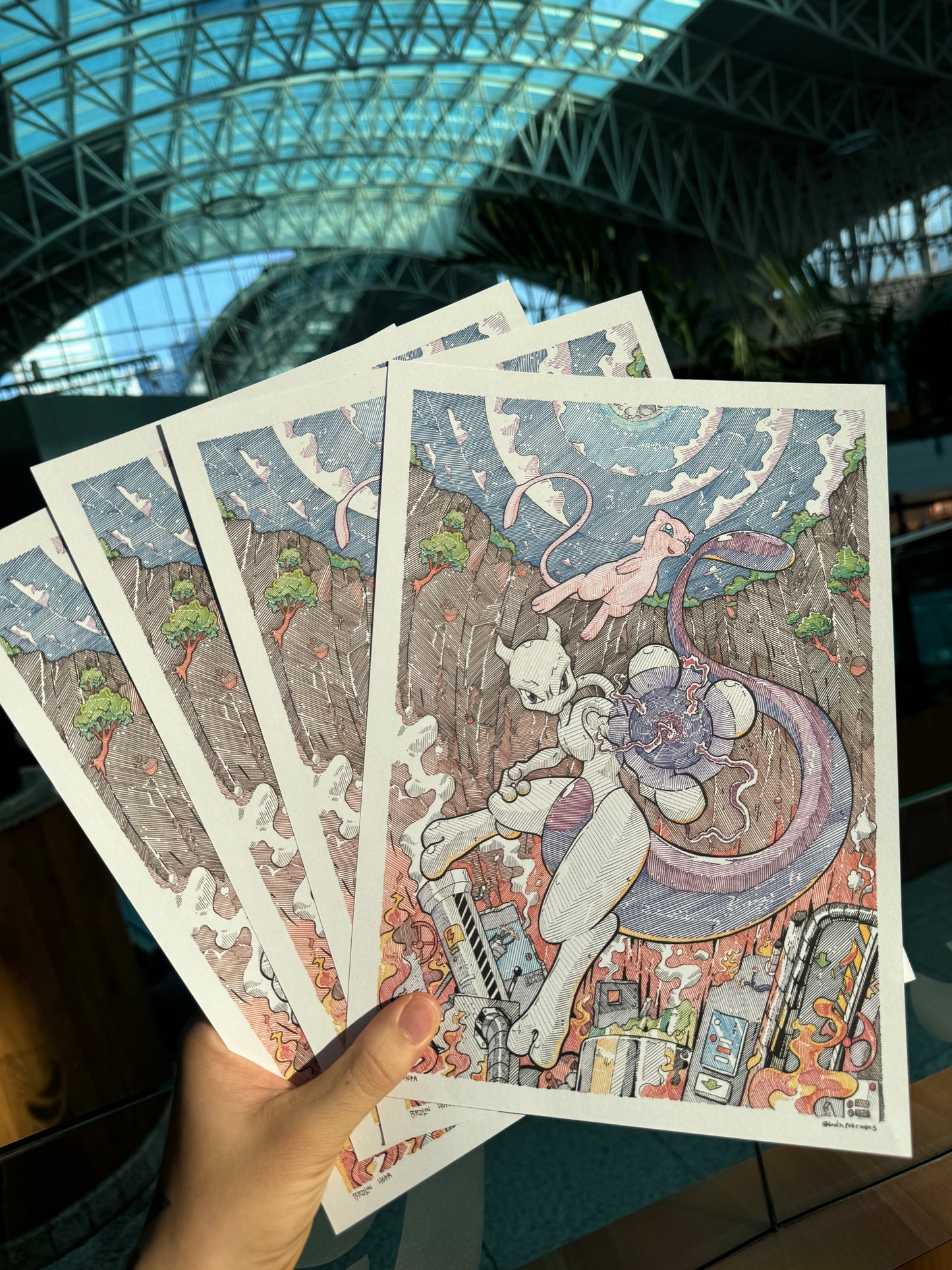 Mewtwo’s Revenge Print - A4 Size