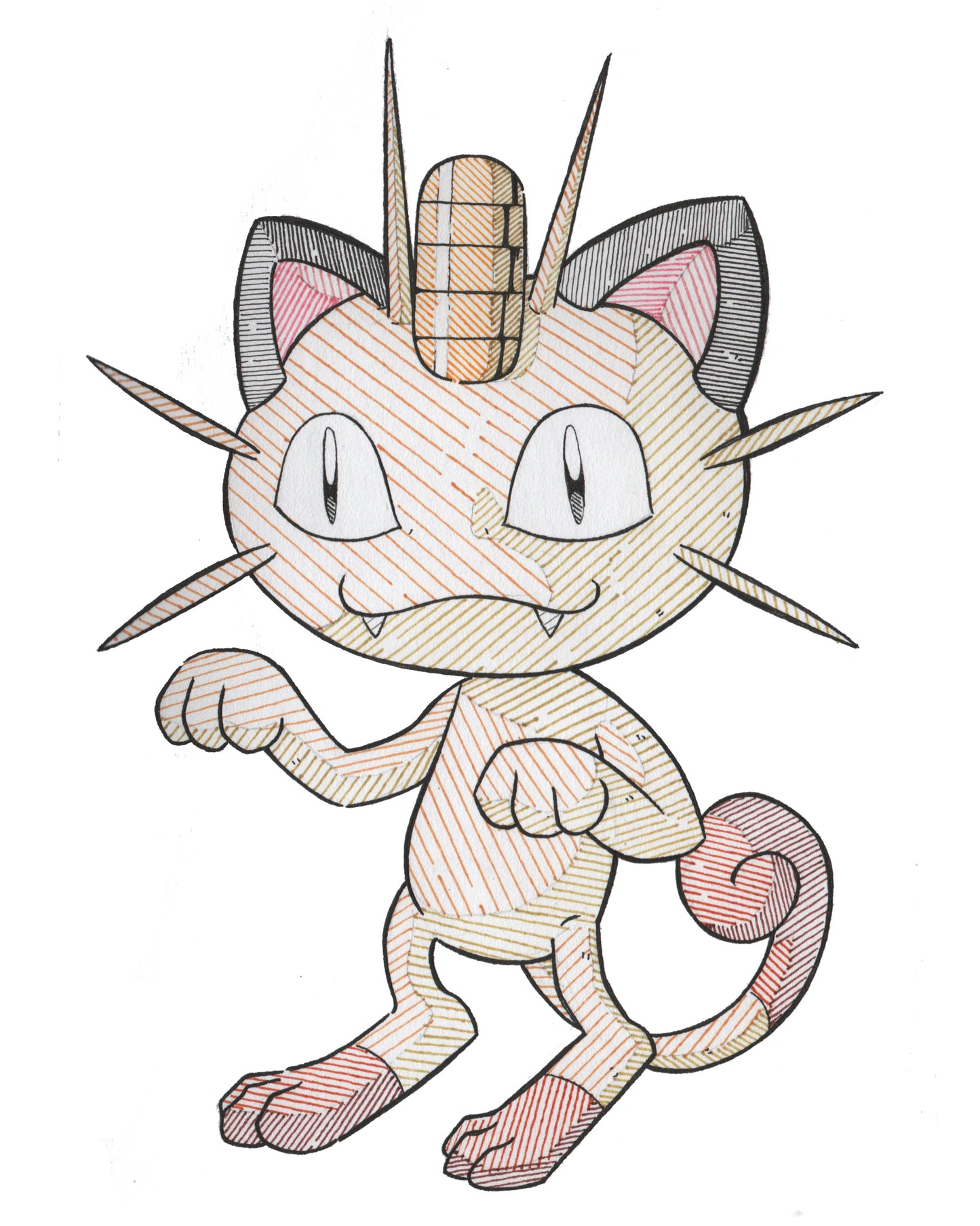 Meowth Sticker - Type 2