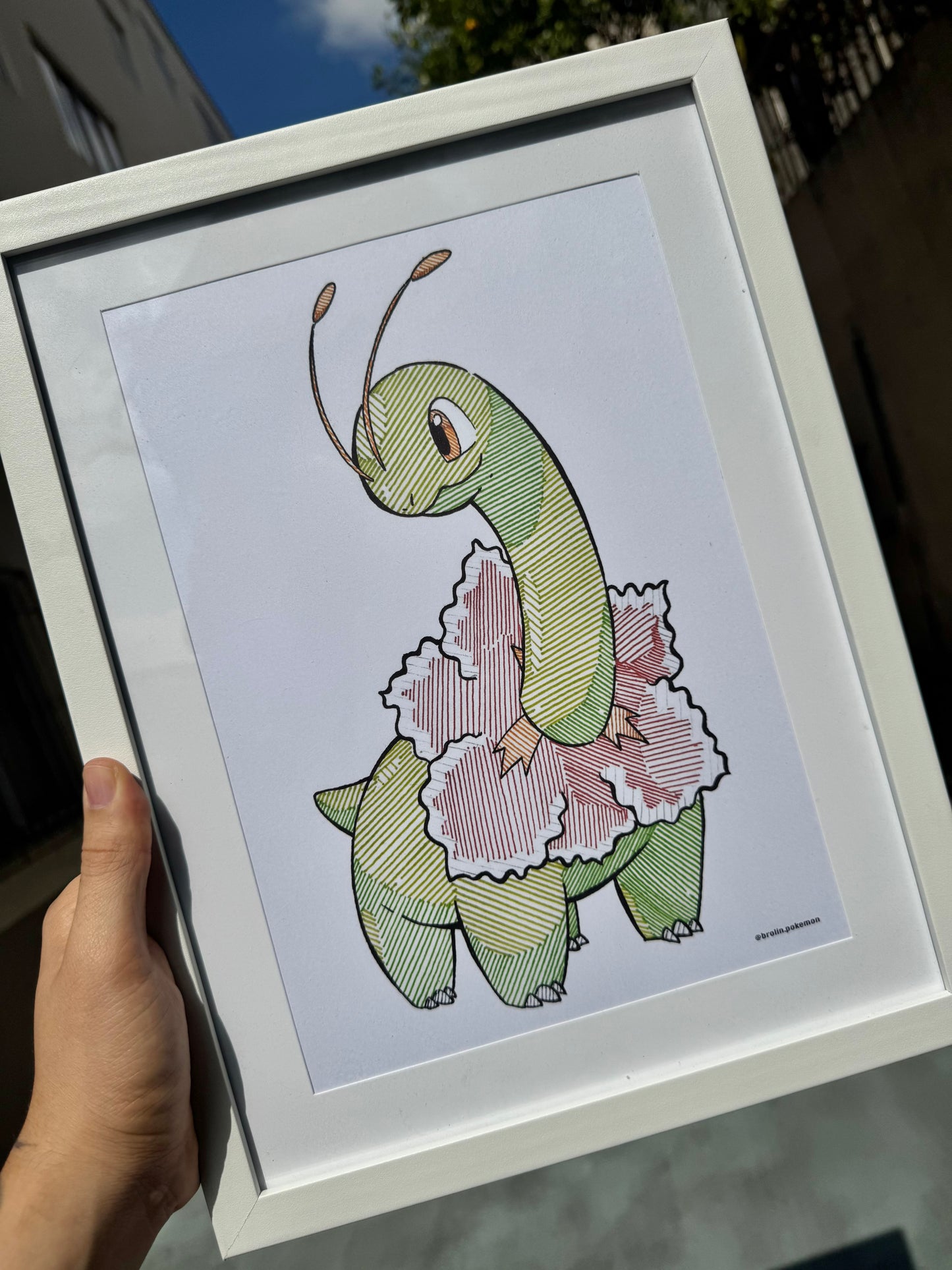 Meganium Print