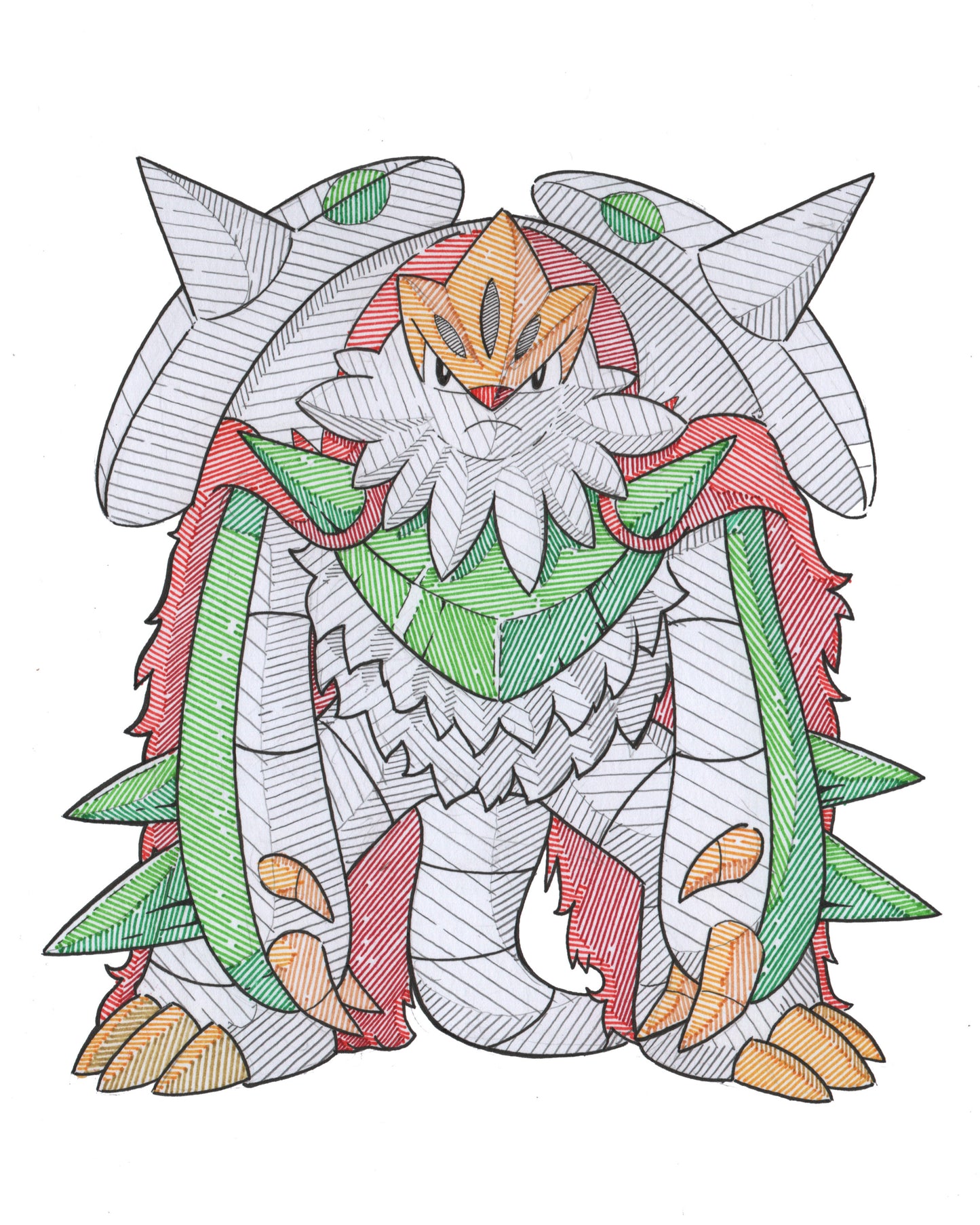 Mega Chesnaught - Sketchbook Page