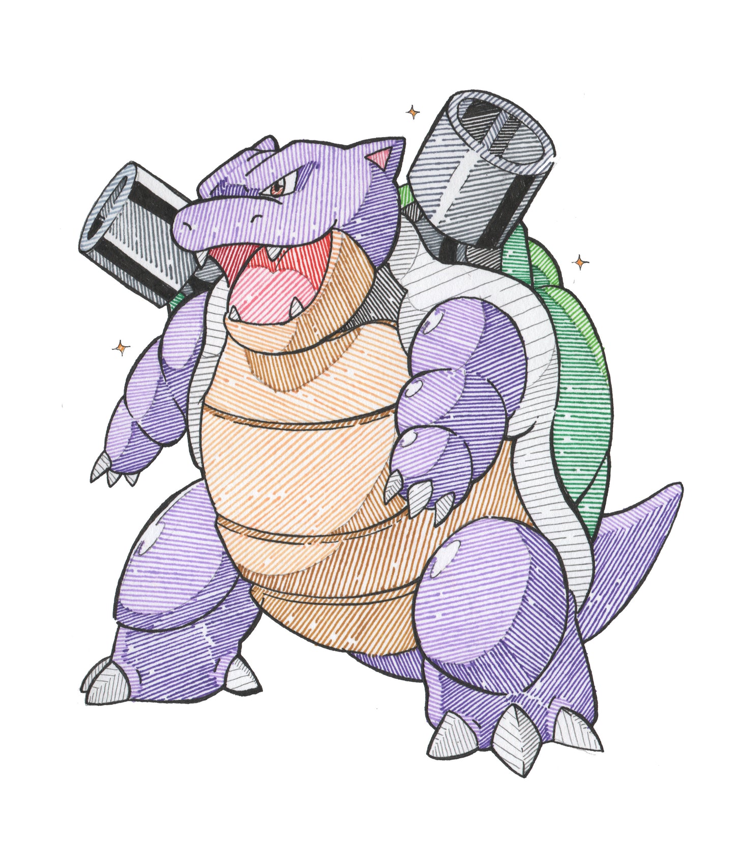 Shiny Blastoise Sticker