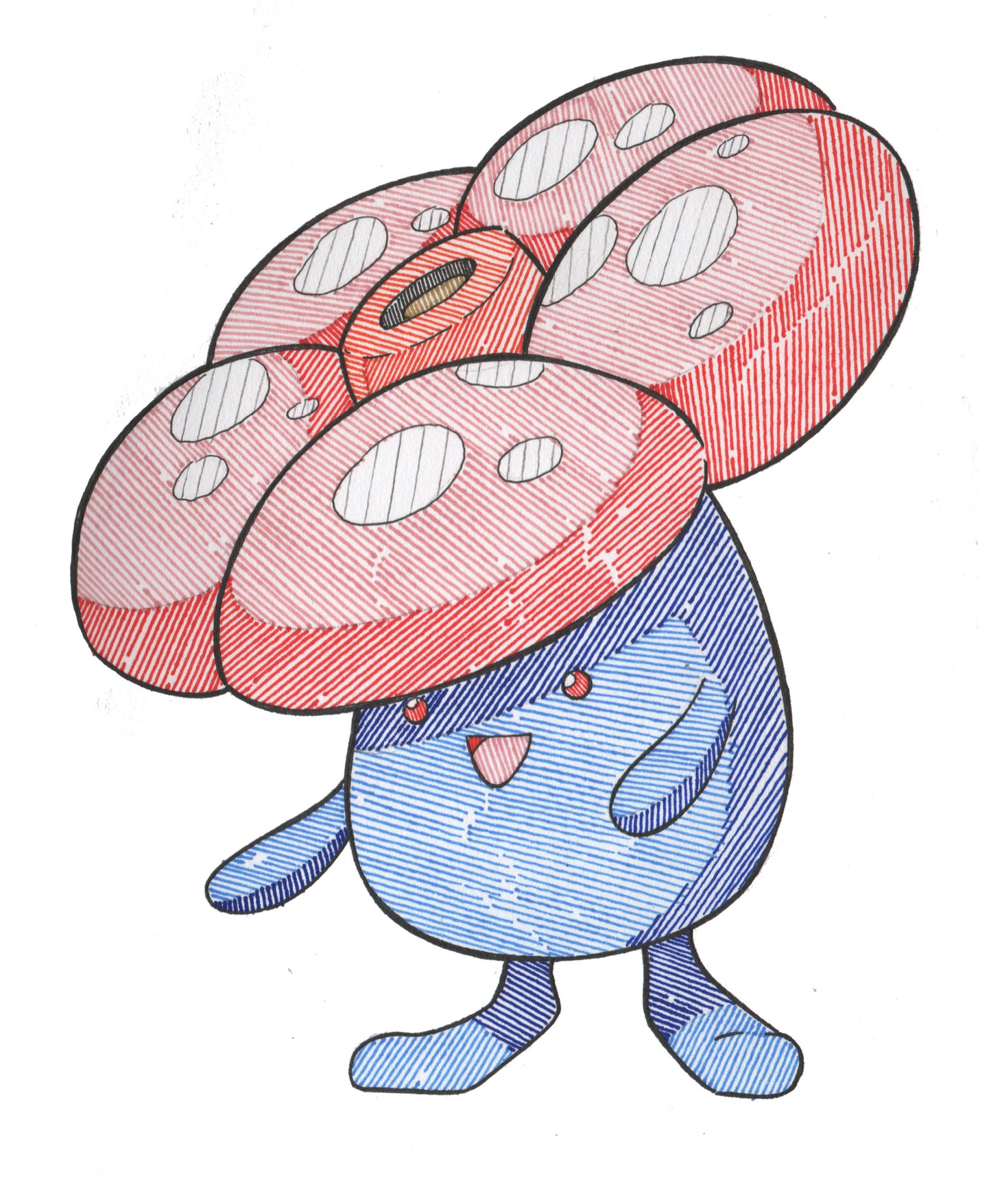 Vileplume Print - A4 Size