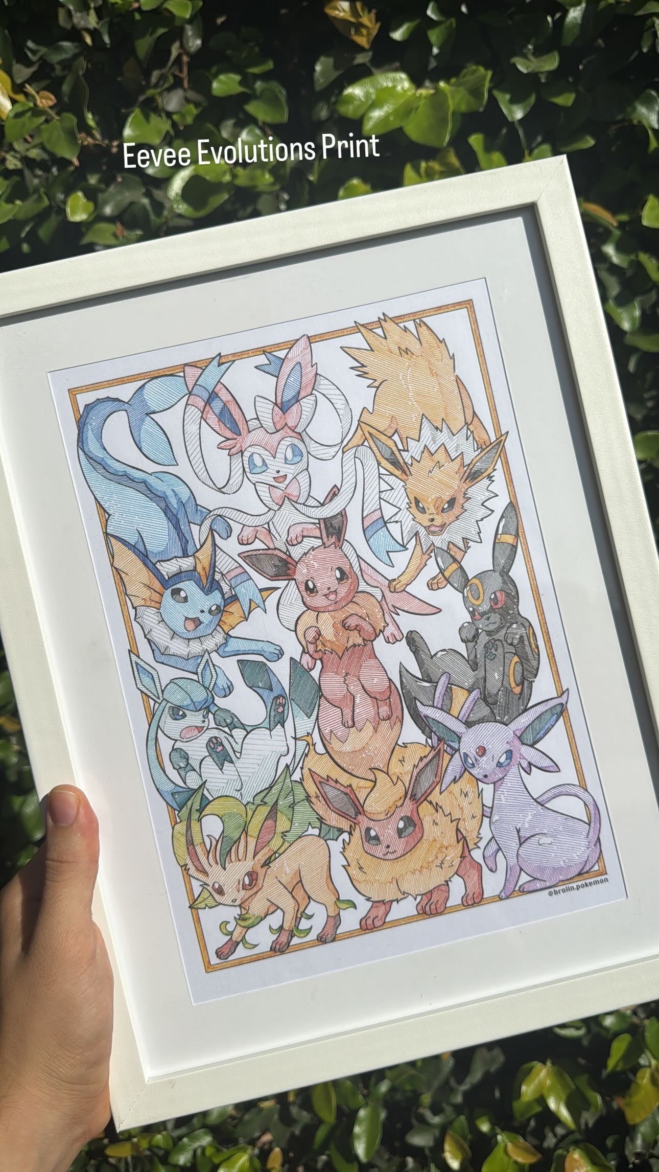 Eevee Evolutions Print