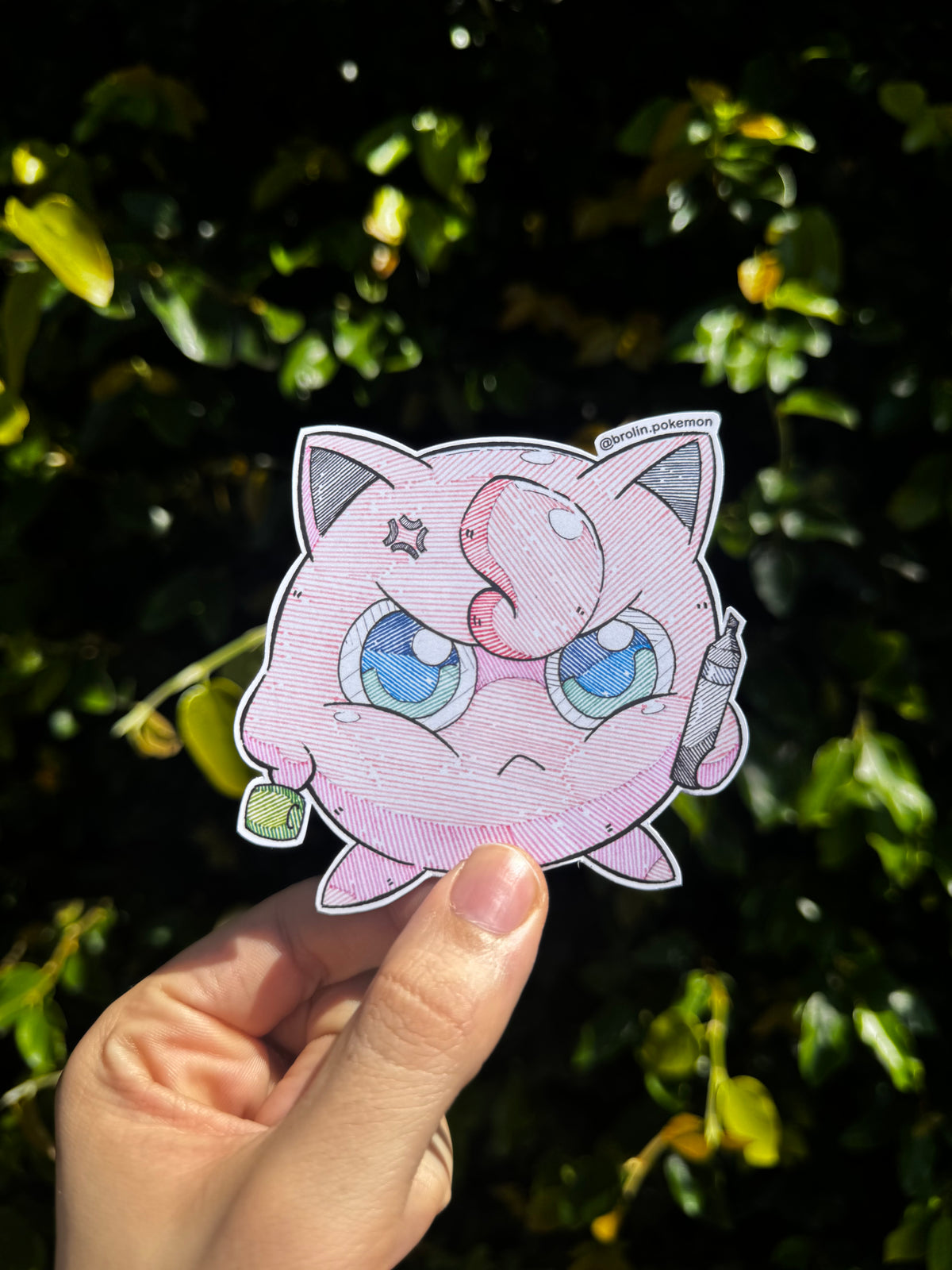 Jigglypuff Sticker Type 2