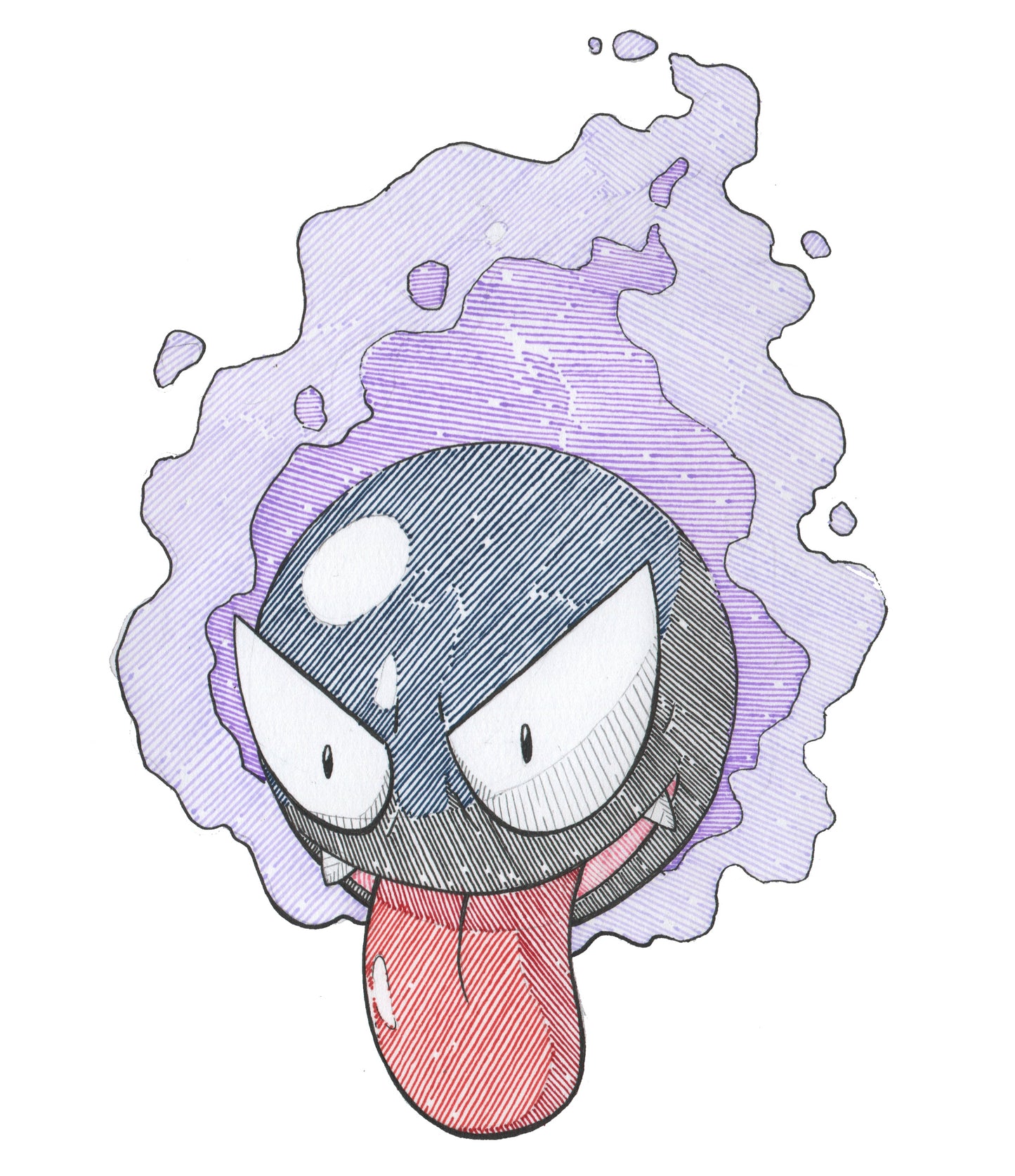 Gastly Sticker - Type 2