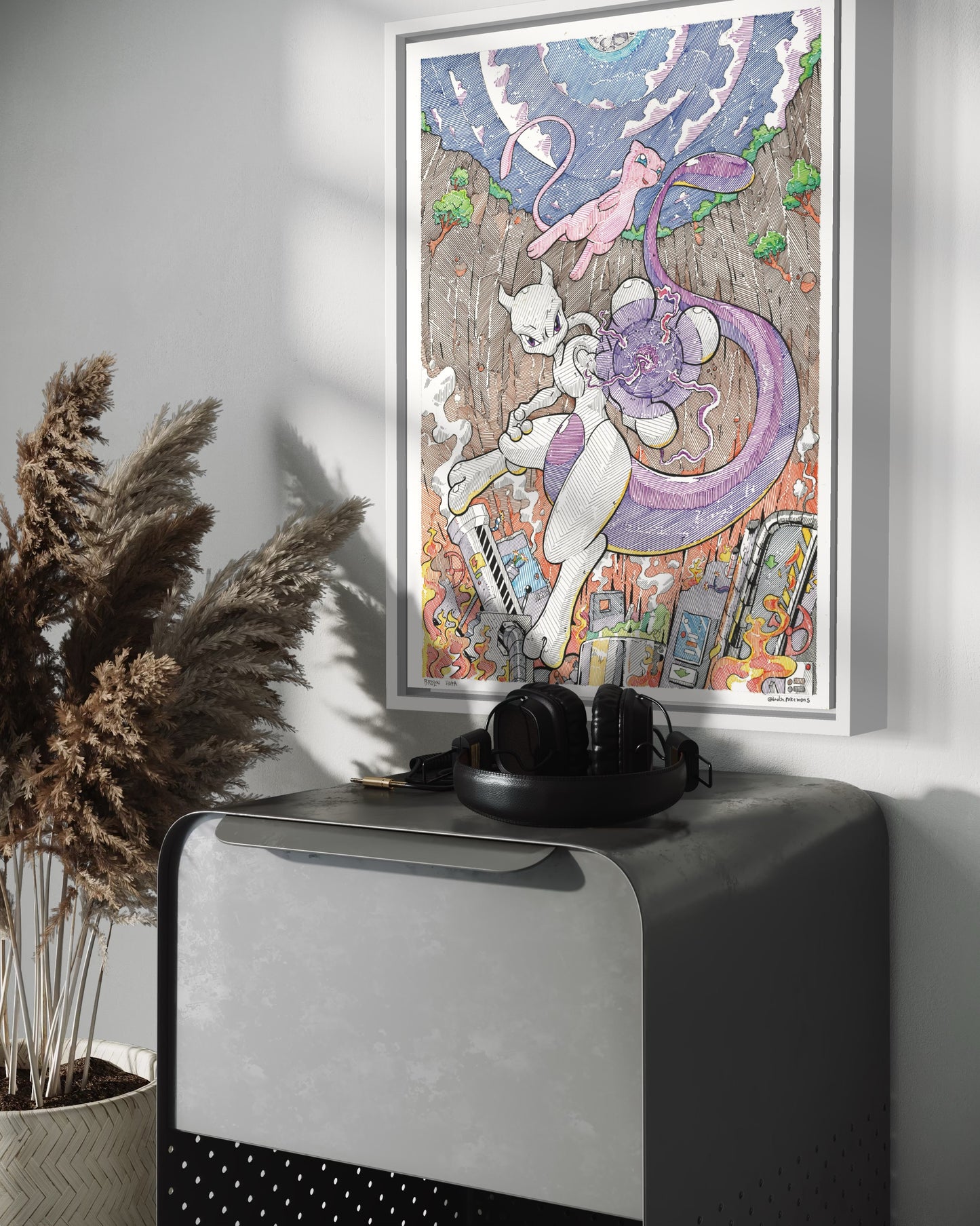 Mewtwo’s Revenge Print (Large Size)
