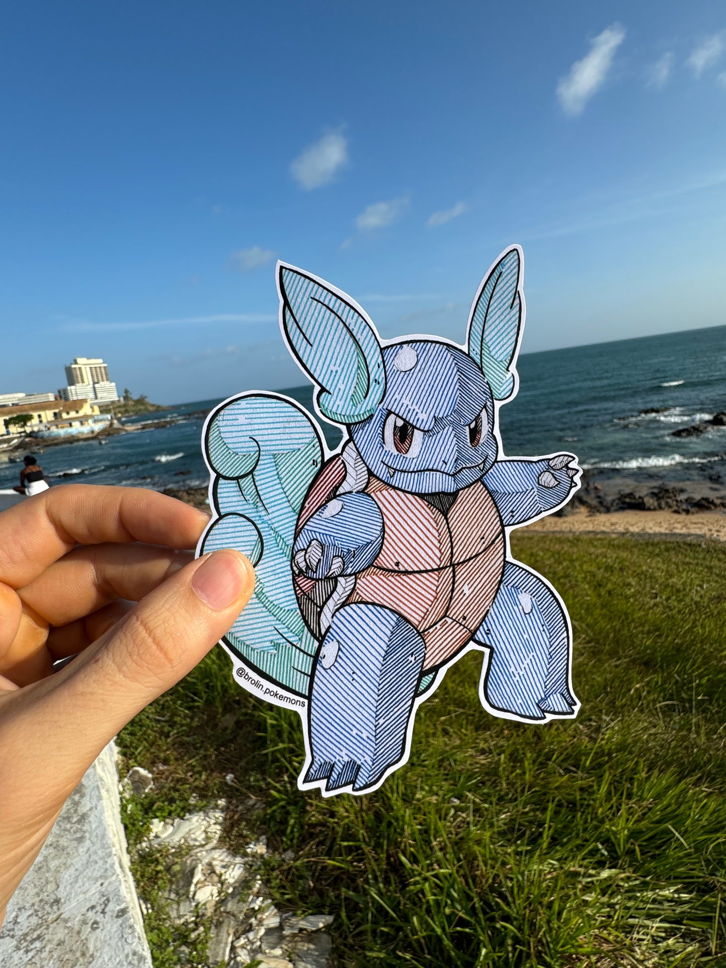 Wartortle Sticker (Kanto Pokédex)