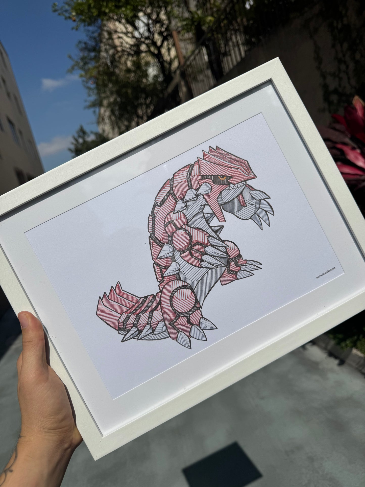 Groudon Print