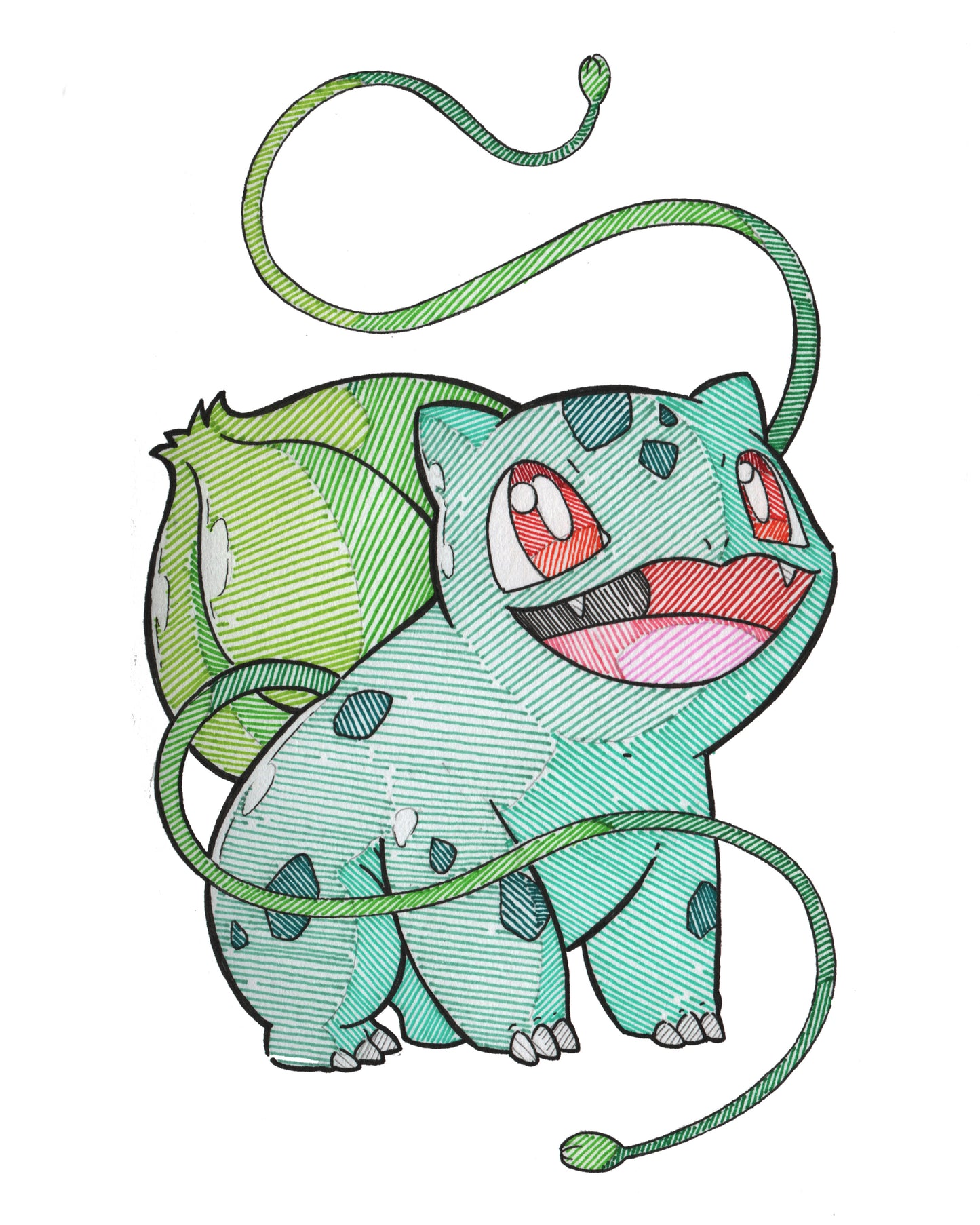 Bulbasaur Sticker (Kanto Pokédex)
