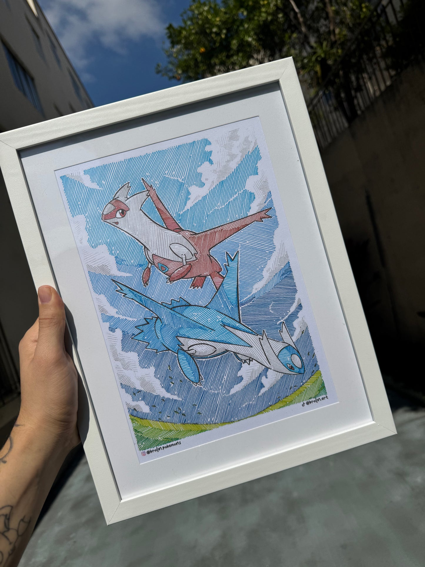 Latios & Latias Print
