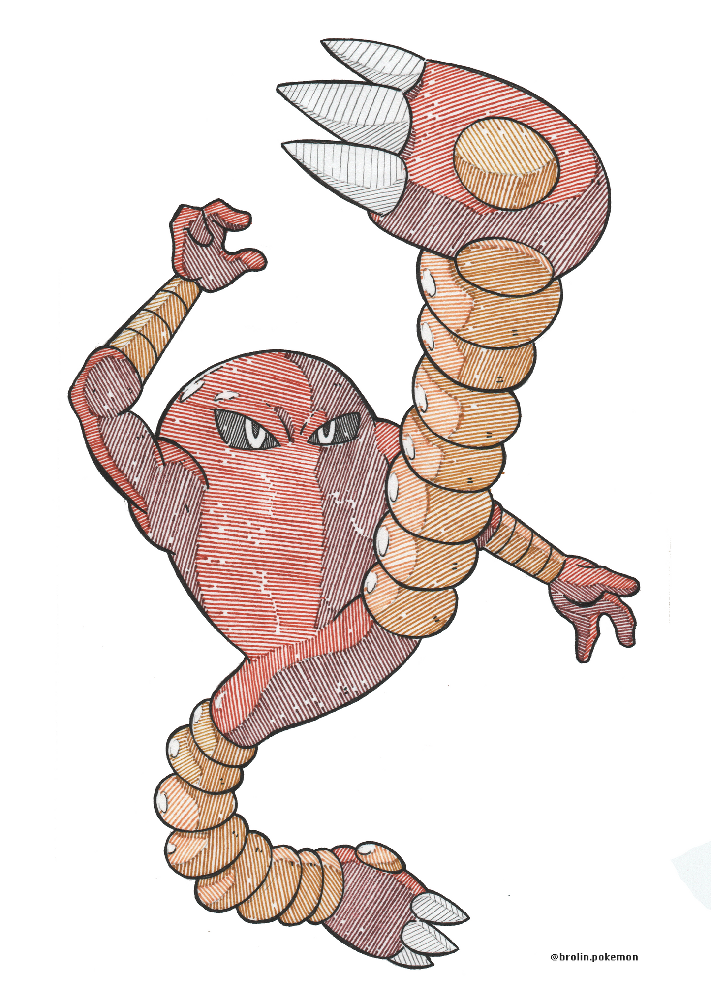 Hitmonlee Print - A4 Size