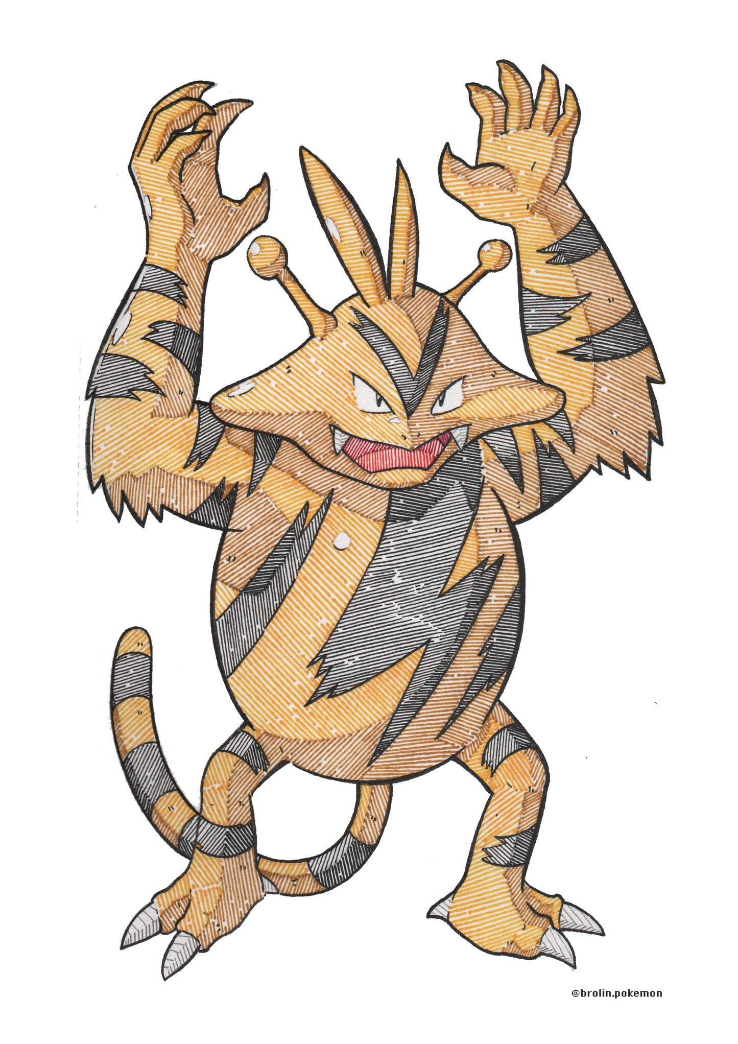 Electabuzz Print - A4 Size