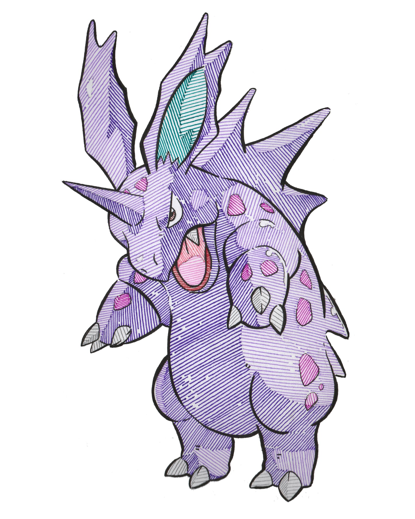 Nidorino Sticker Type 2
