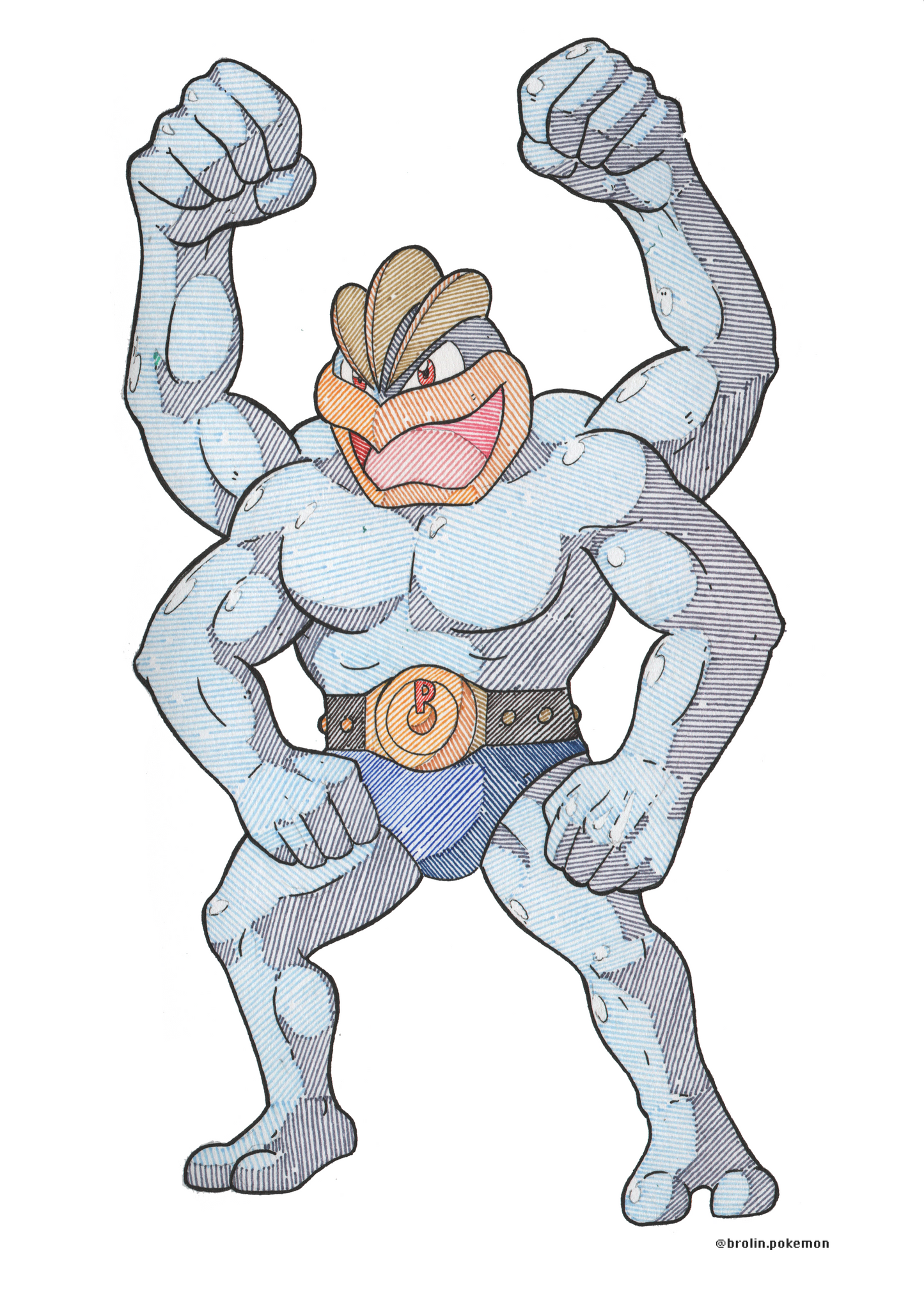 Machamp Print