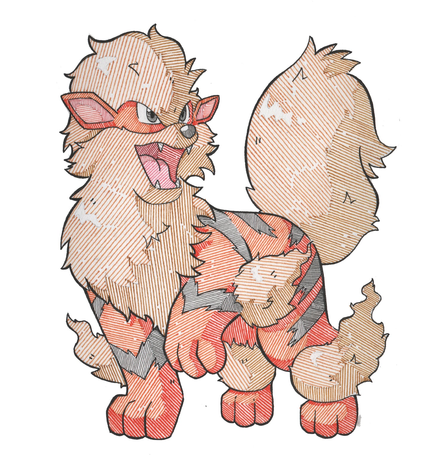 Arcanine Sticker - Type 2