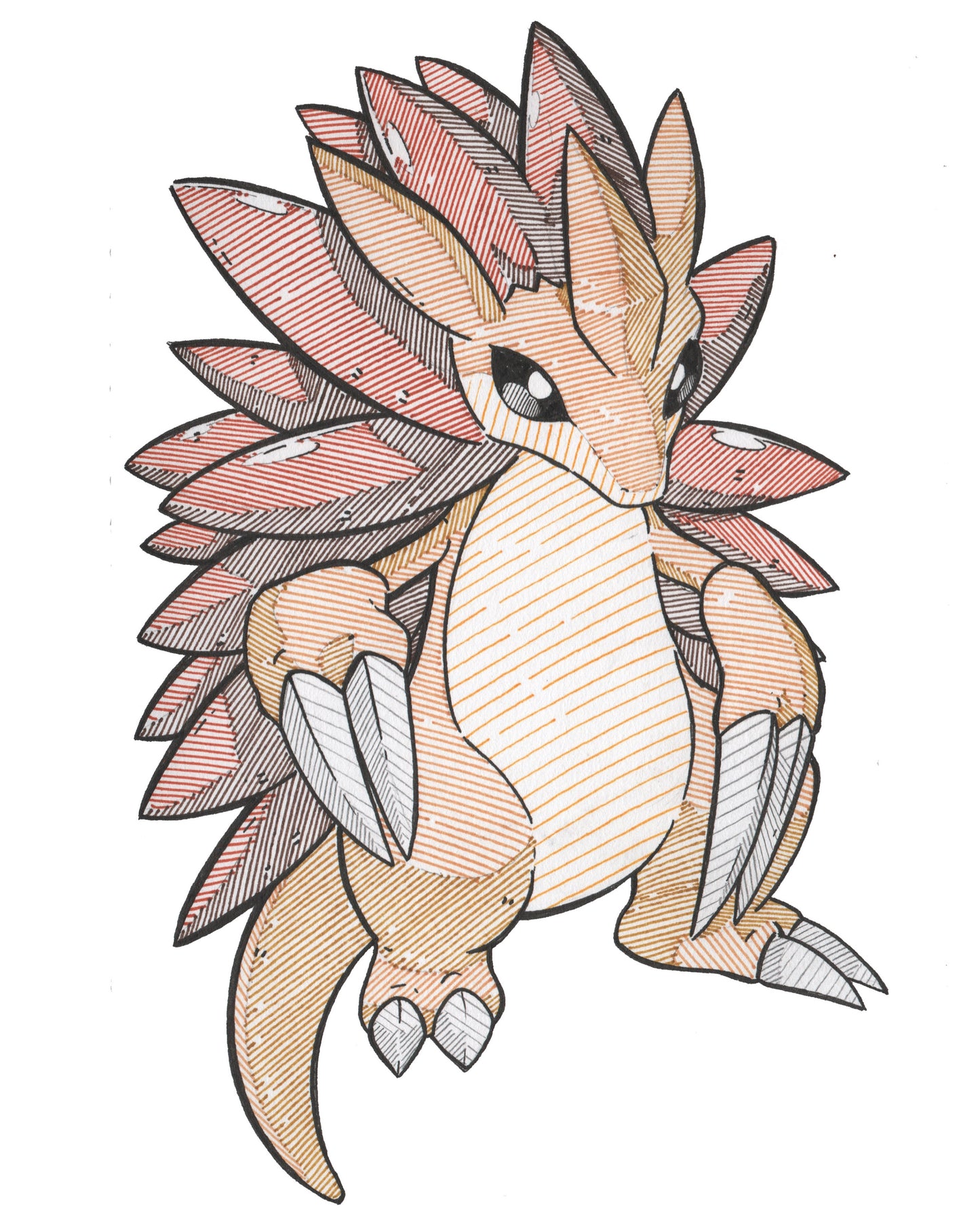 Sandslash Print - A4 Size