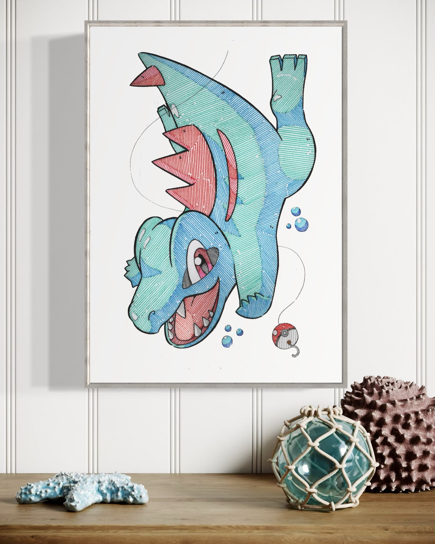 Totodile Print (Large Size)