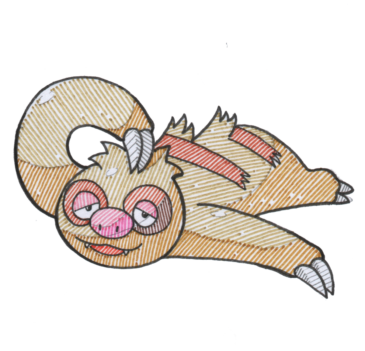 Slakoth Sticker