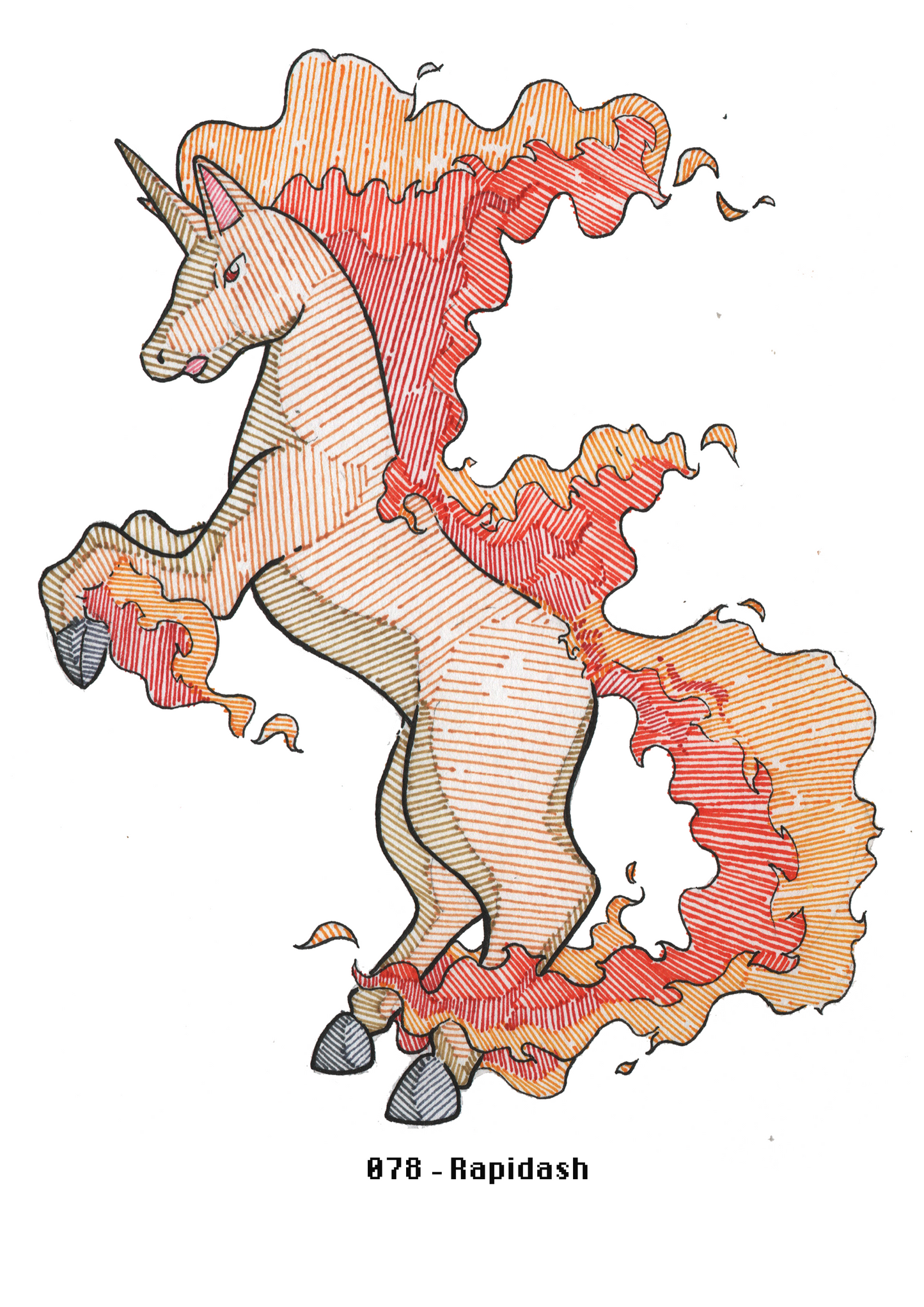 Rapidash Sticker - Type 2