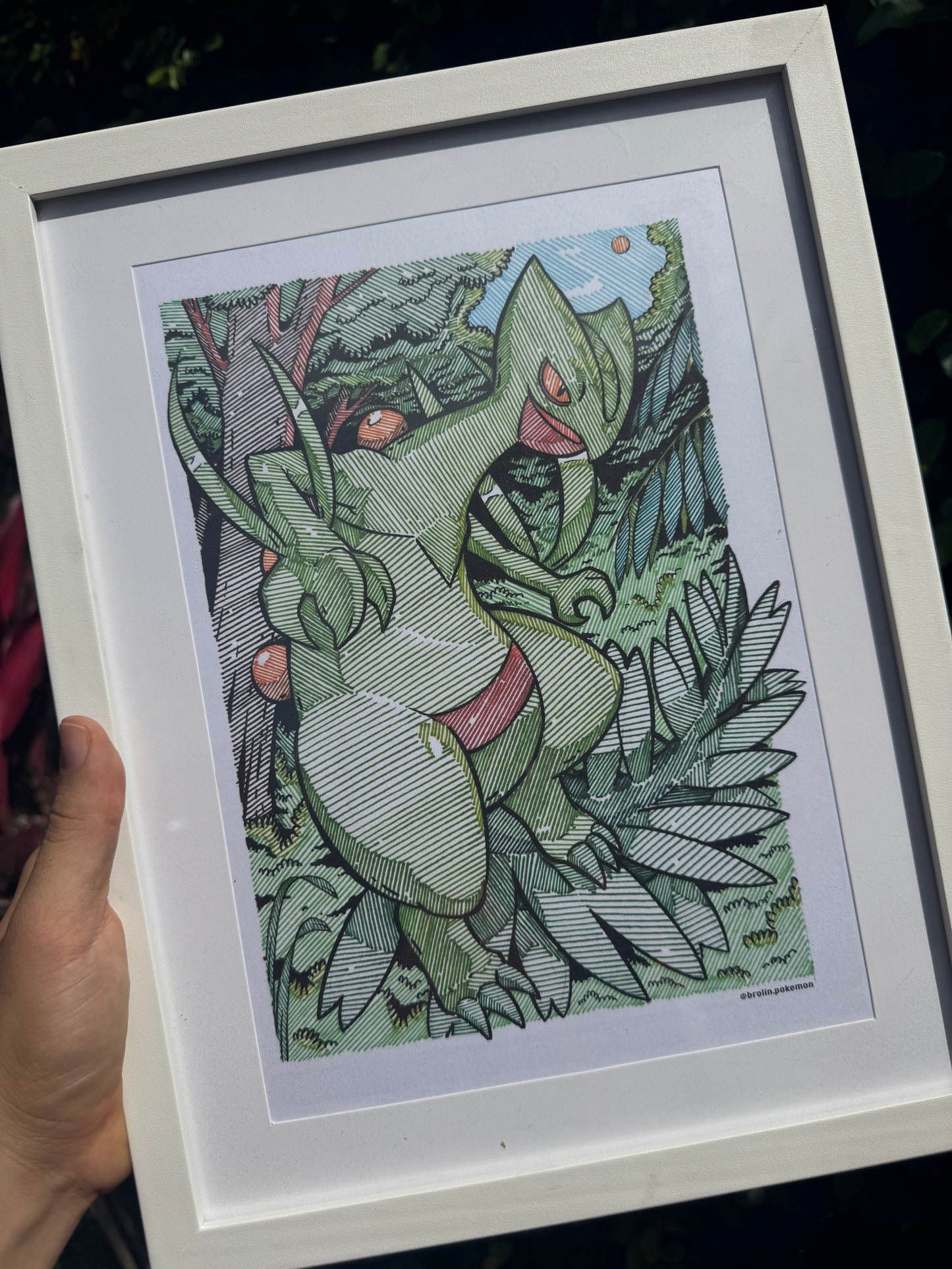 Wild Sceptile Print