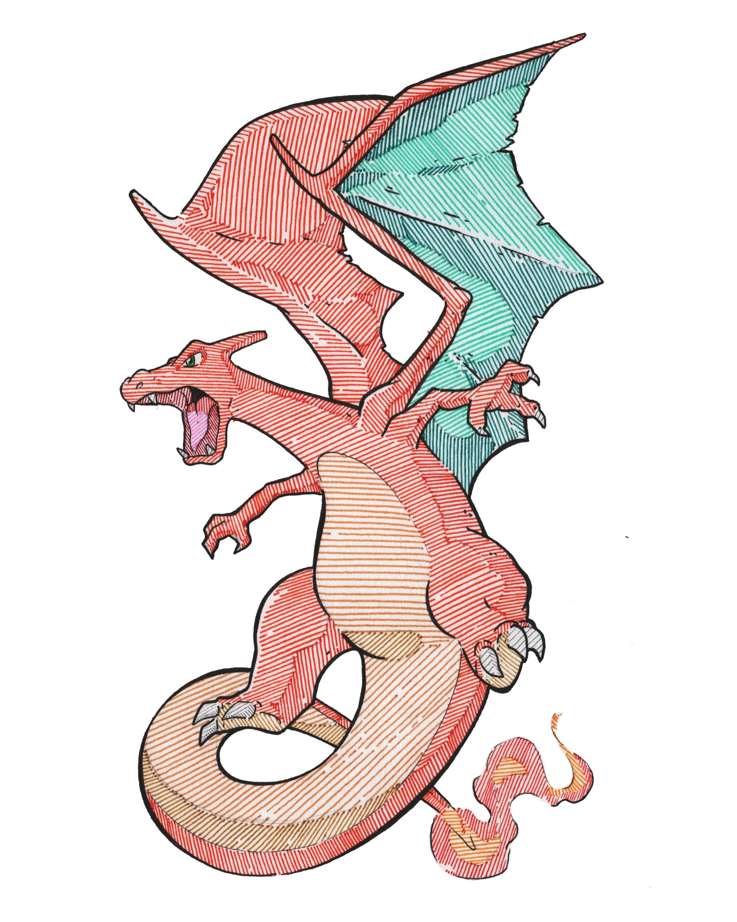 Charizard Sticker (Kanto Pokédex)