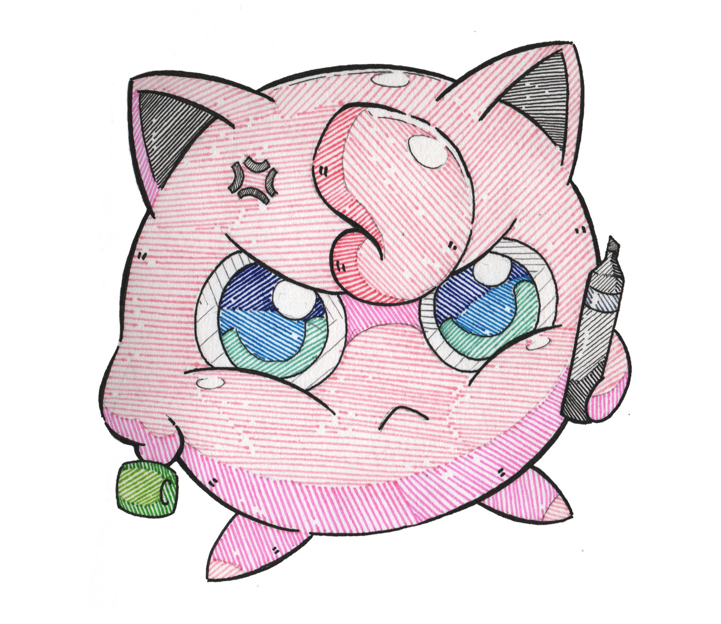Jigglypuff Print - A4 Size