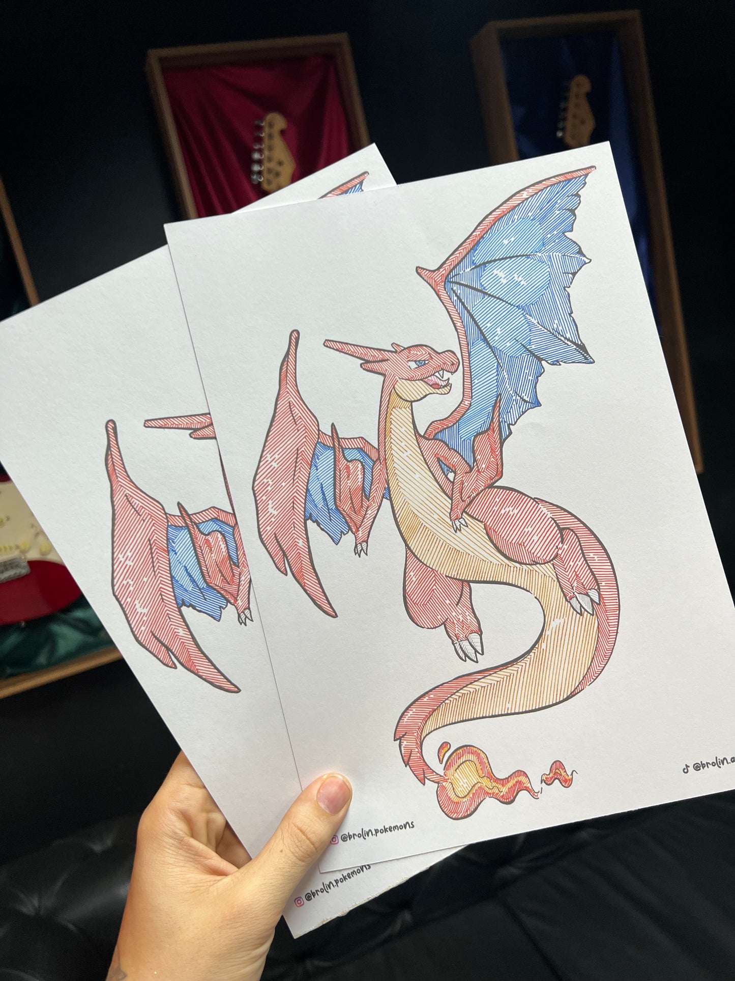 Mega Charizard Y Print