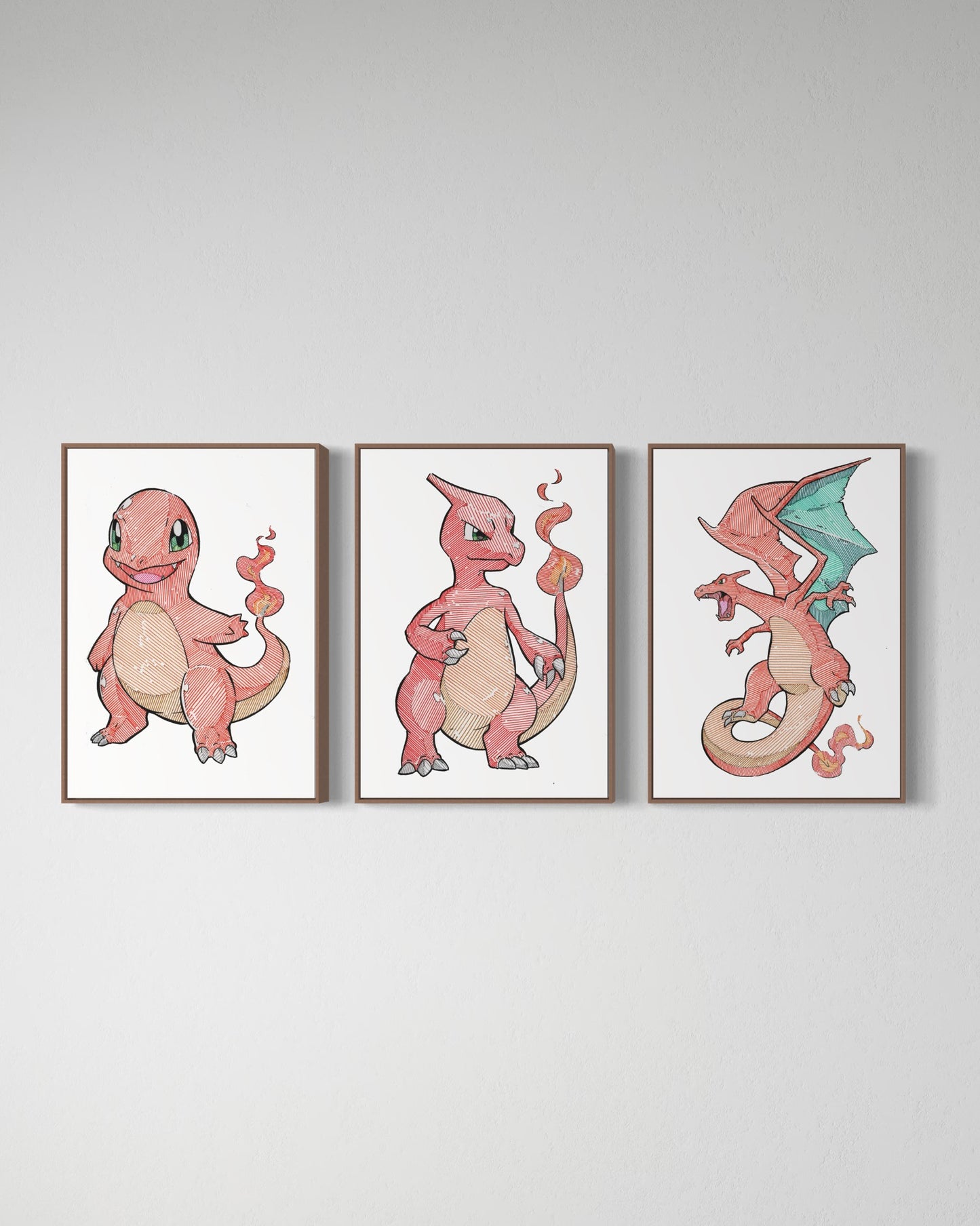 3 Prints - Evolution Line Fire Starter - Gen 1