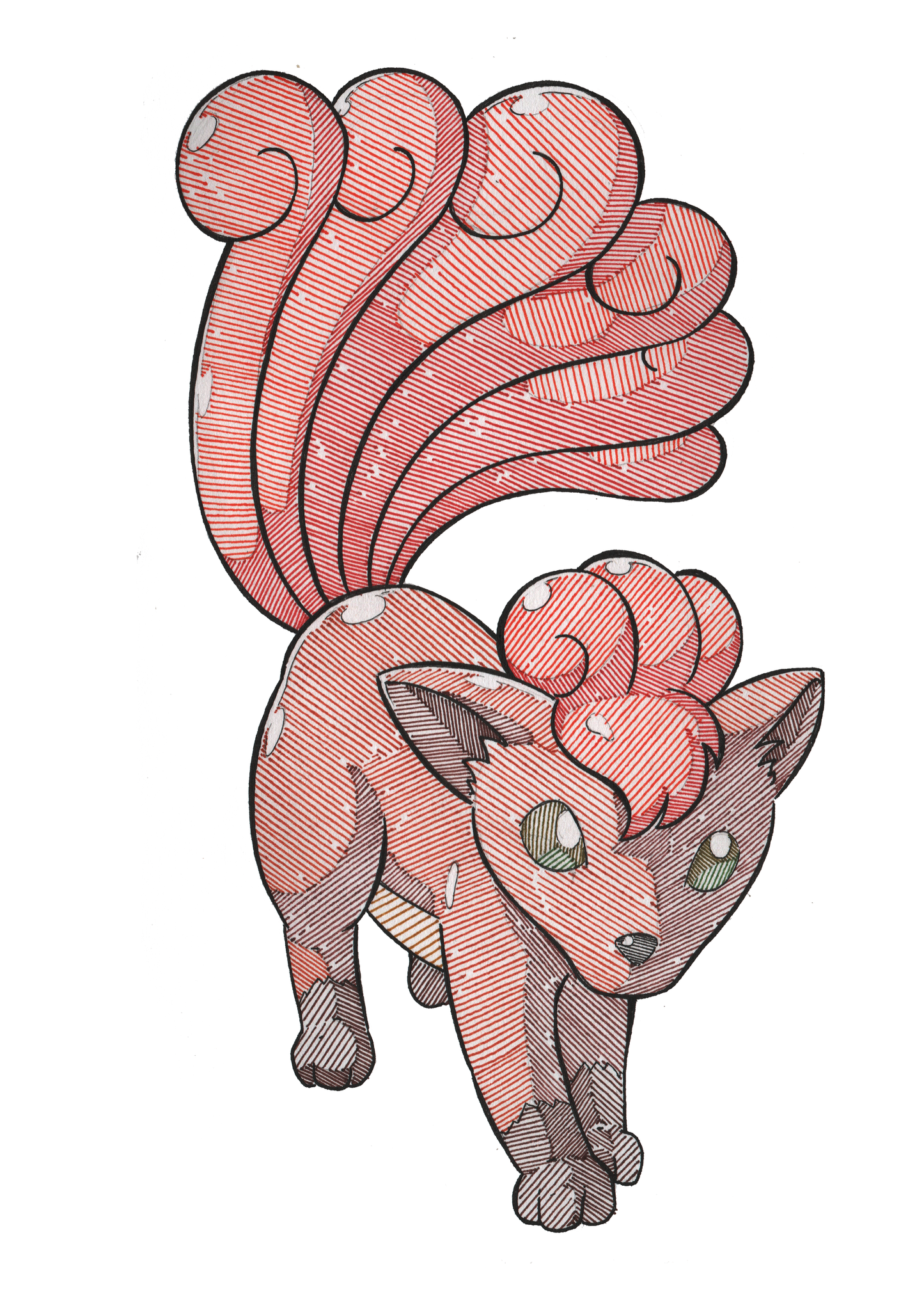 Vulpix Sticker - Type 2