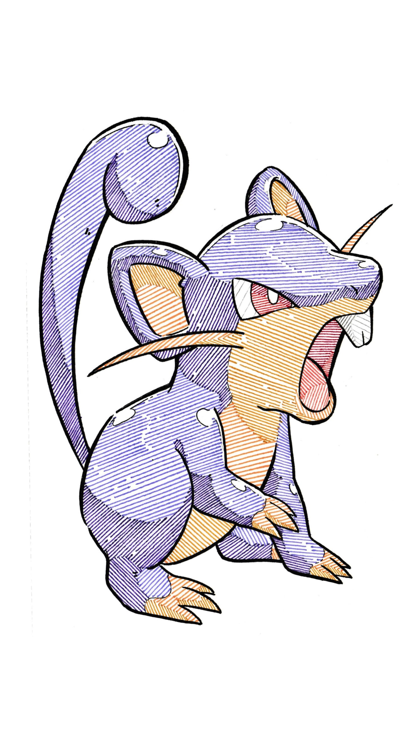 2 Prints - Rattata + Raticate