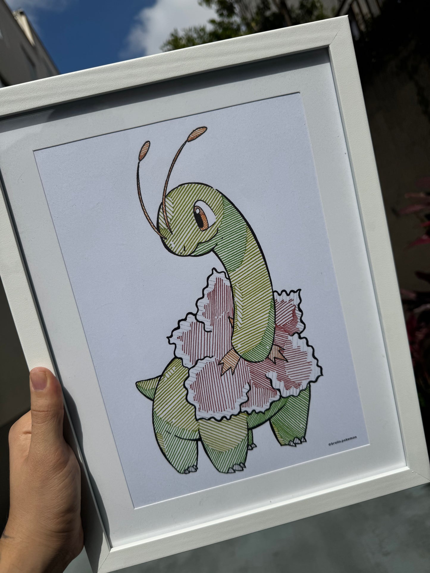 Meganium Print