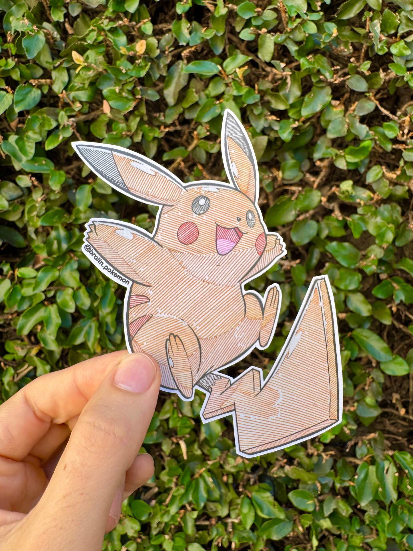 Pikachu Sticker (Kanto Pokédex)