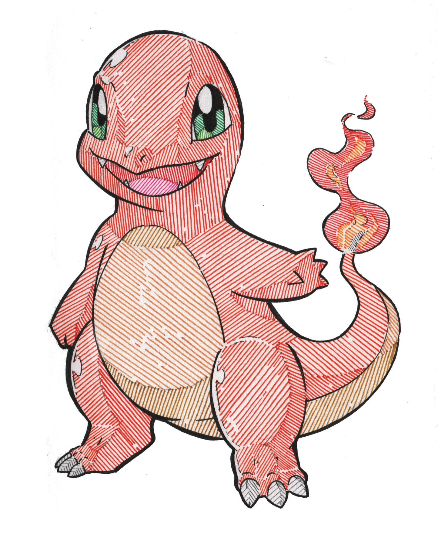 Charmander Sticker (Kanto Pokédex)