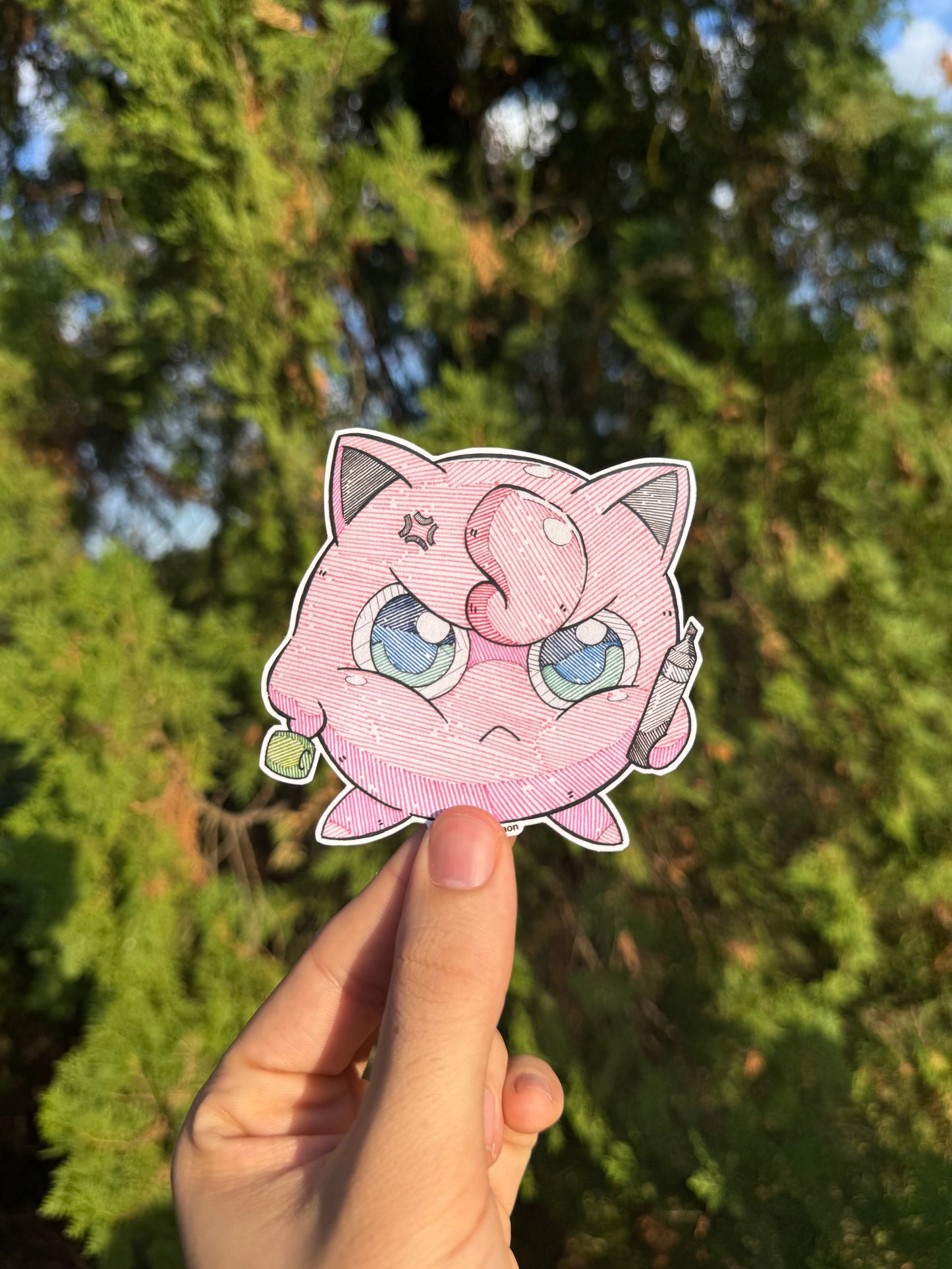Jigglypuff Sticker Type 2