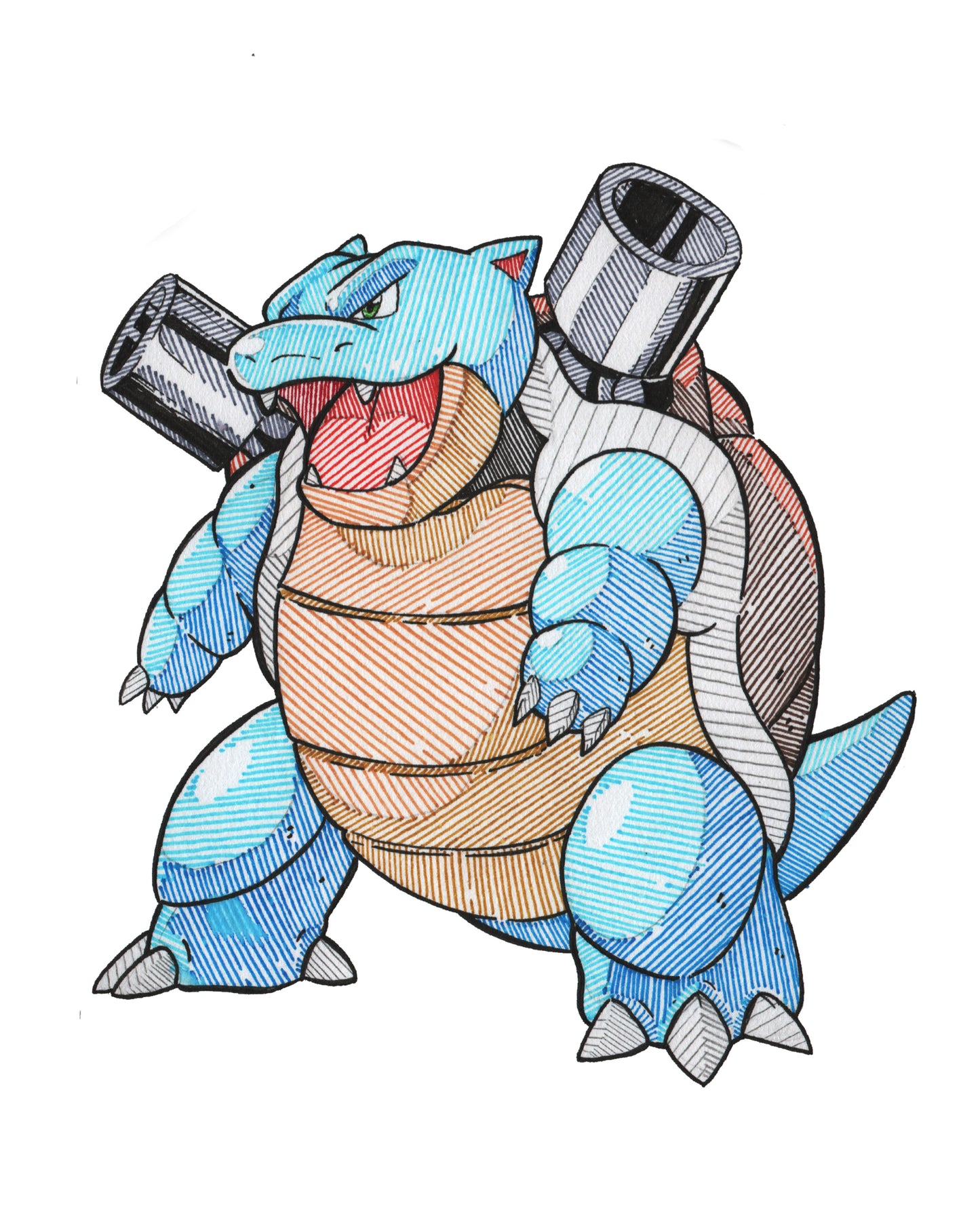 Blastoise Sticker (Kanto Pokédex)