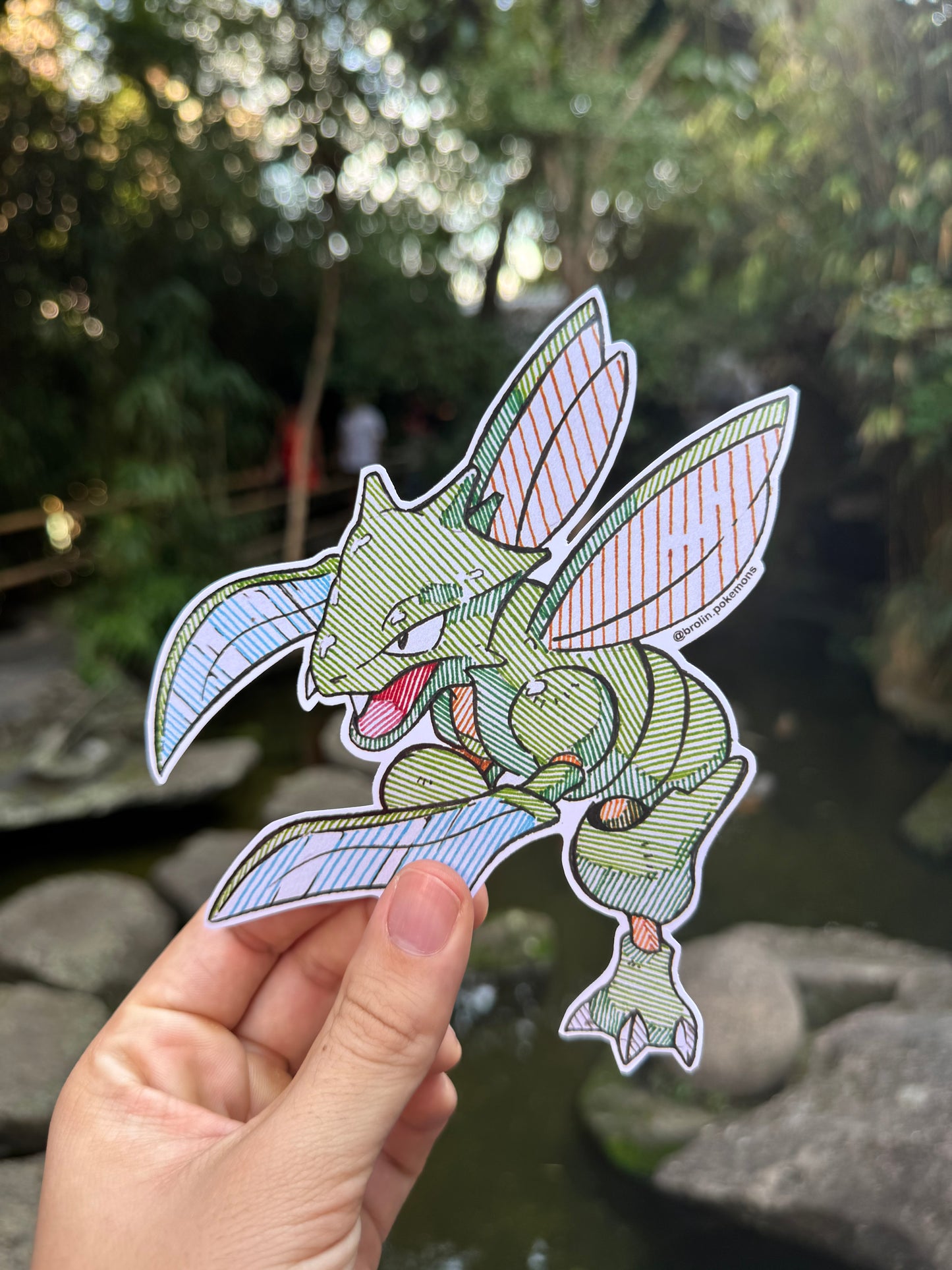 Scyther Sticker