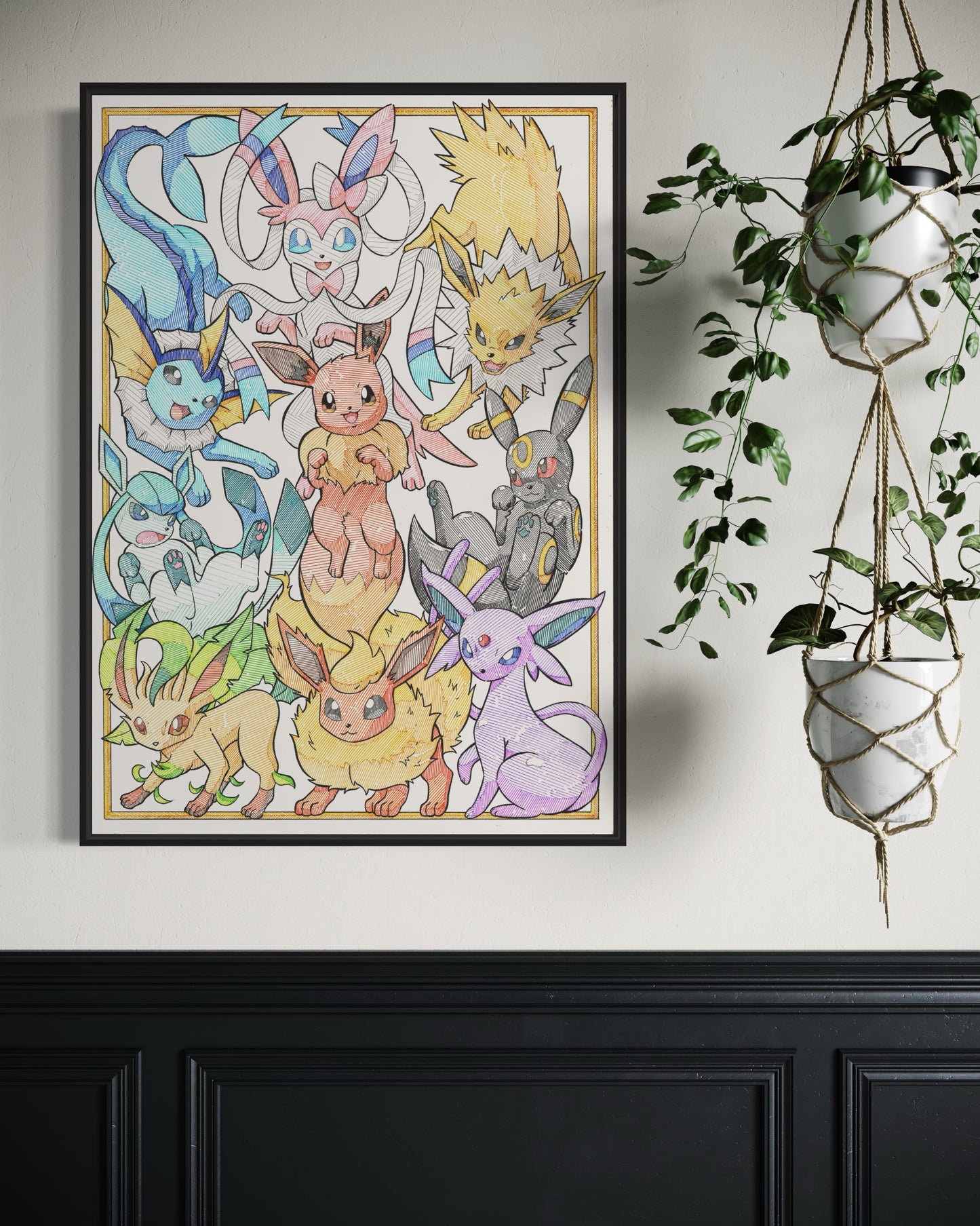 Eevee Evolutions Print (Large Size)