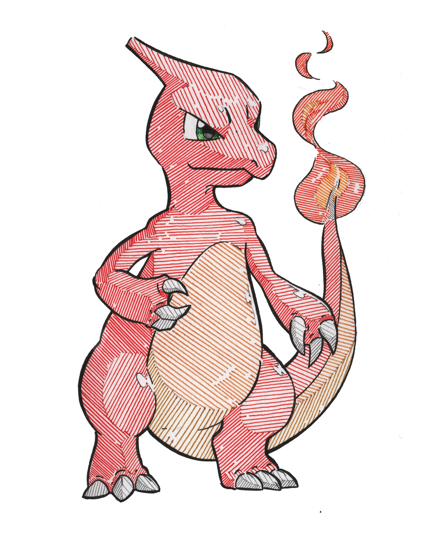 Charmeleon Sticker (Kanto Pokédex)