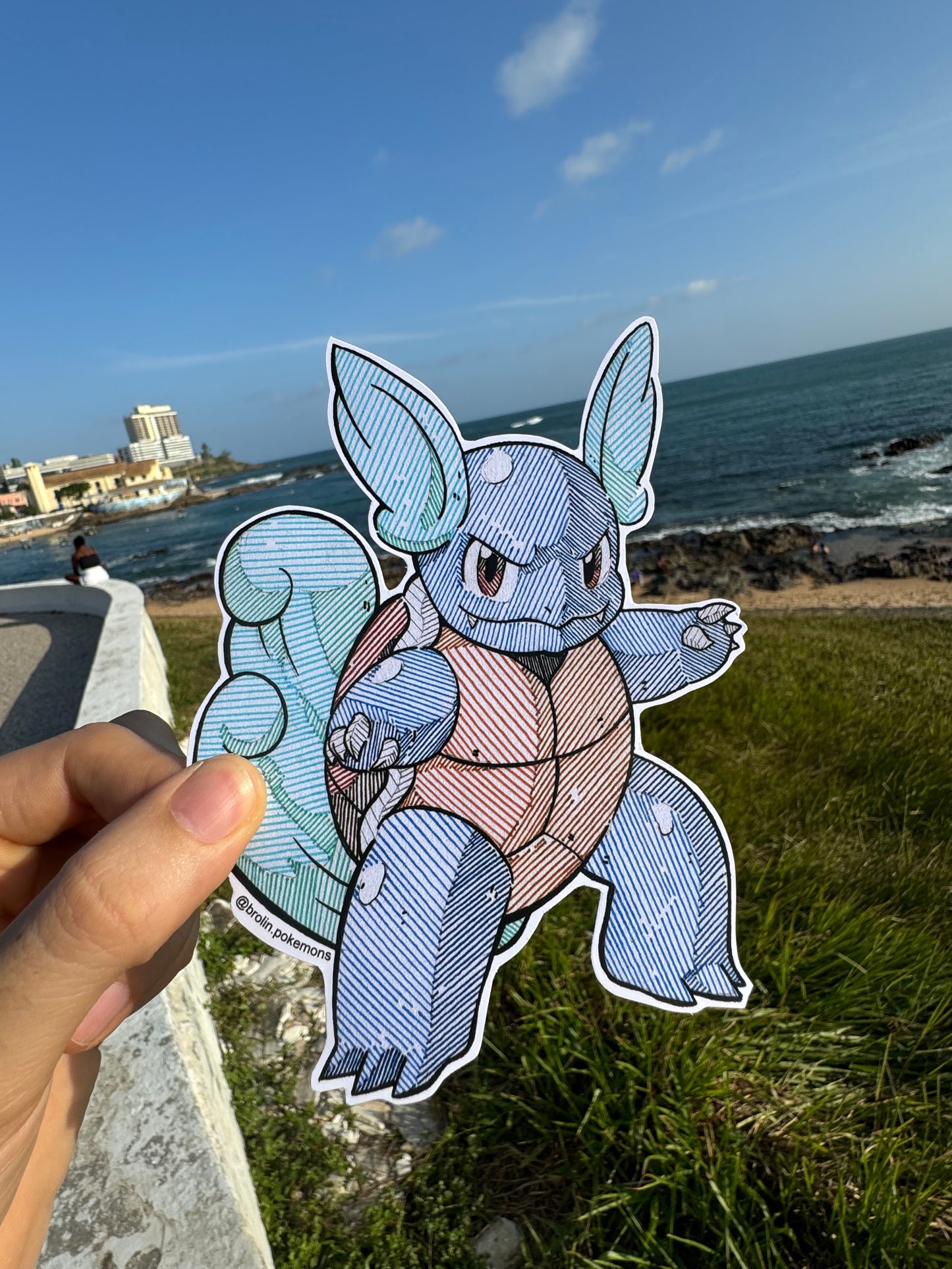 Wartortle Sticker (Kanto Pokédex)