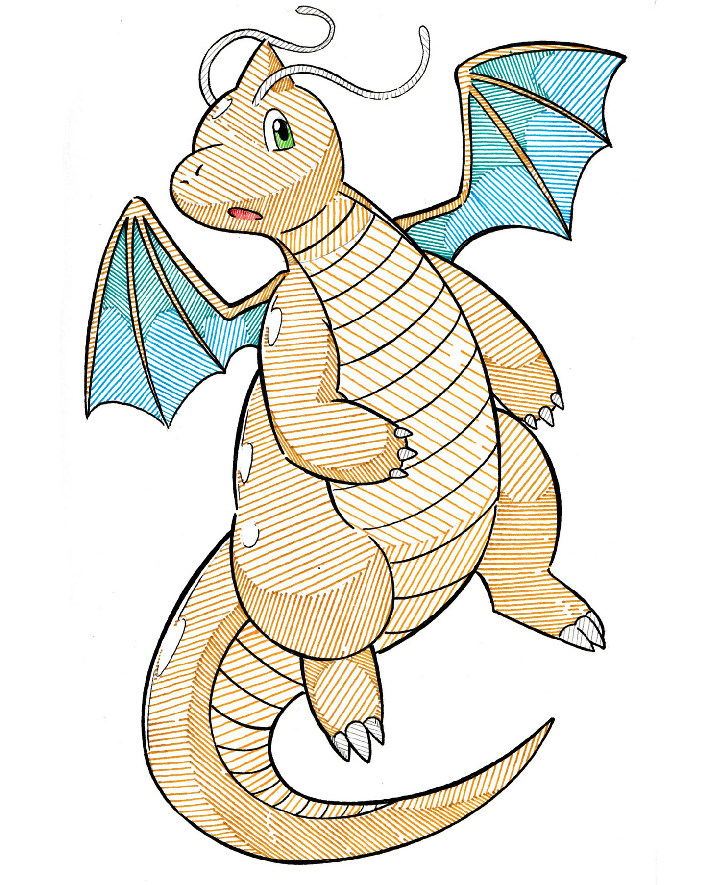 Dragonite Sticker Type 2