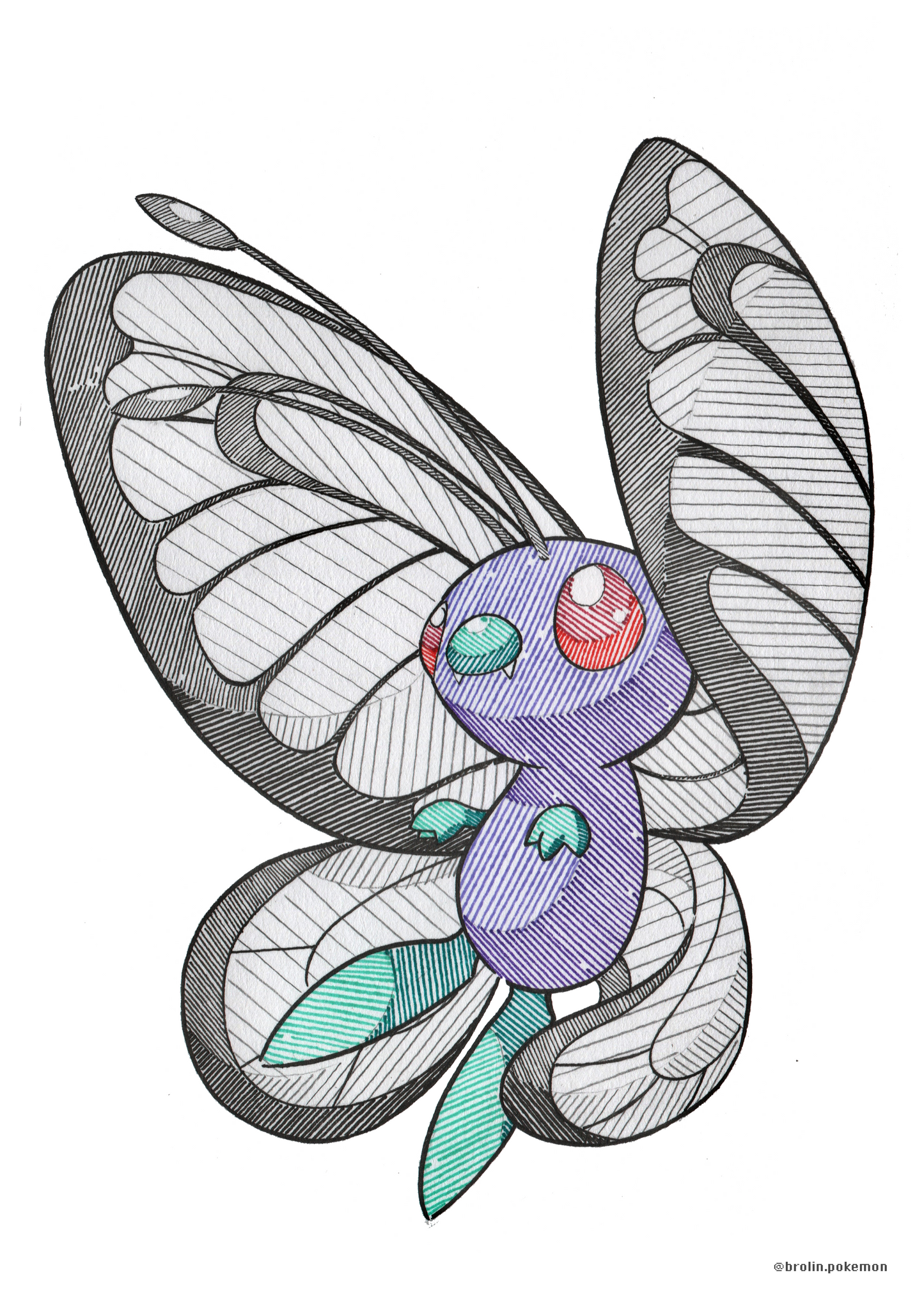 Butterfree Print