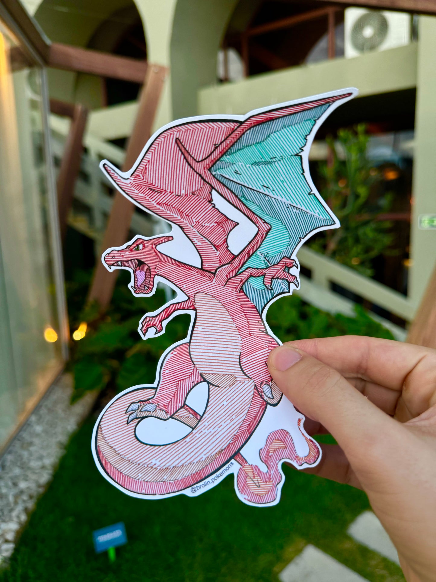 Charizard Sticker (Kanto Pokédex)