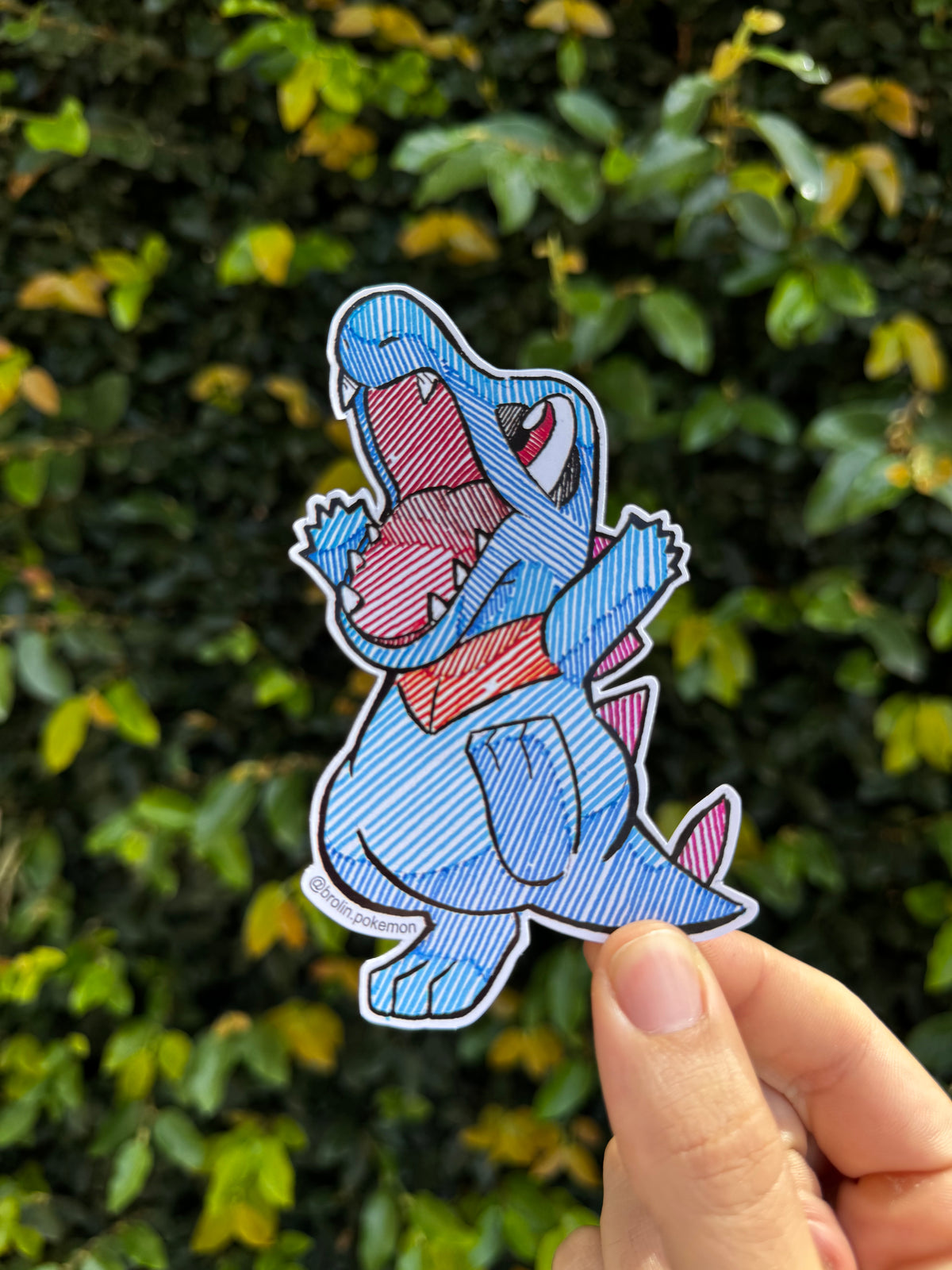 Totodile Sticker
