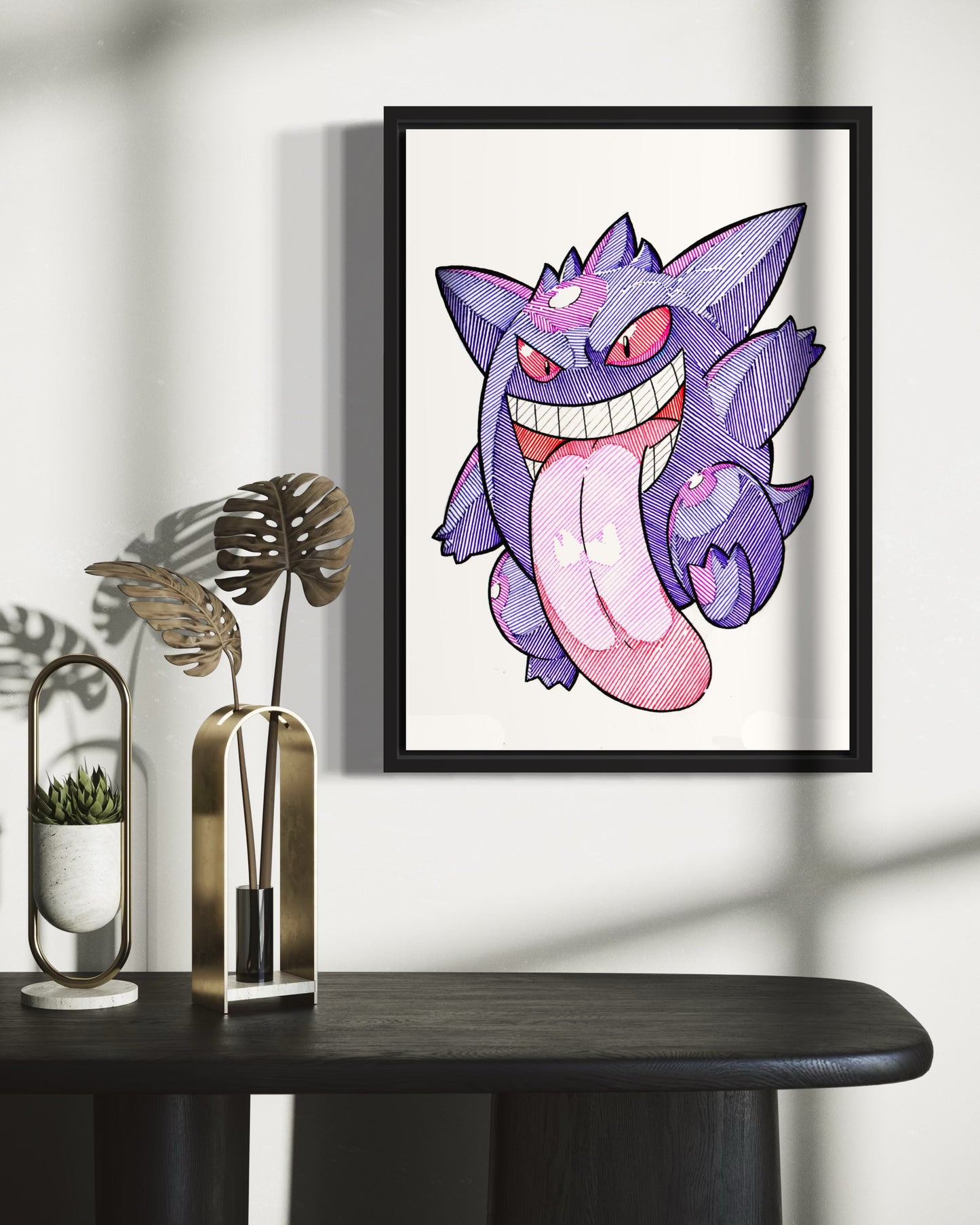 Gengar Print (Large Size)