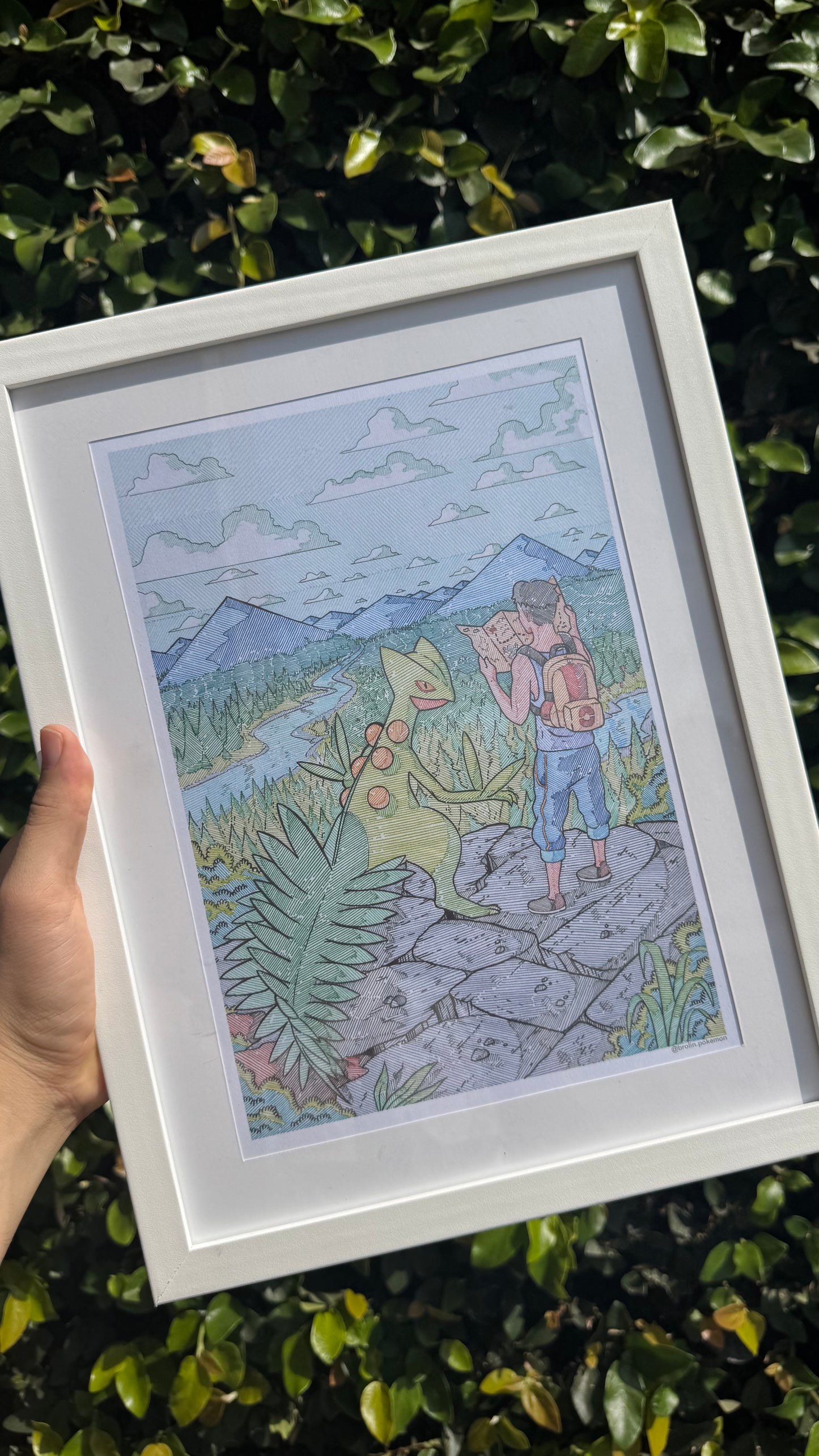 Sceptile Adventure Print