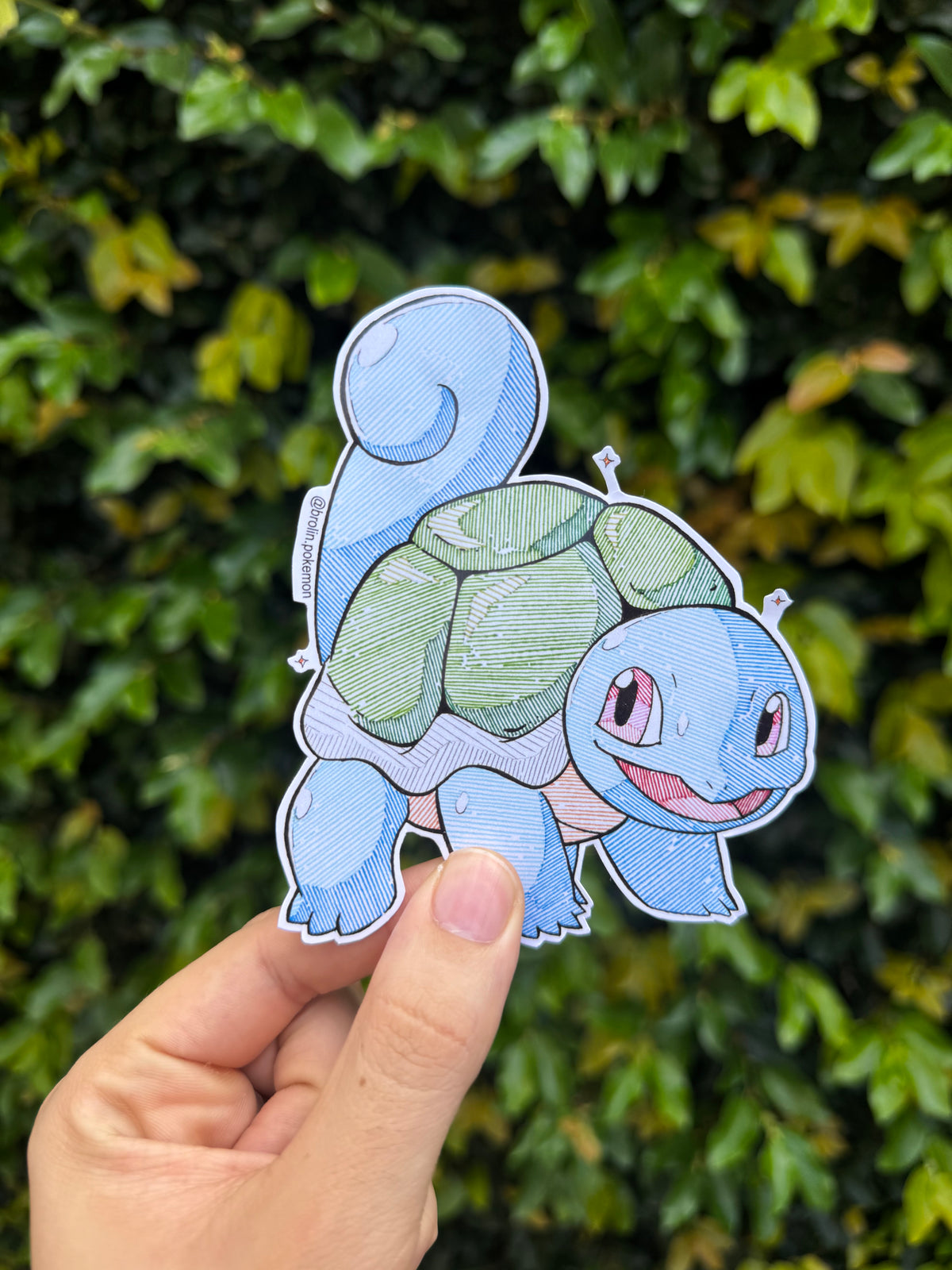 Shiny Squirtle Sticker