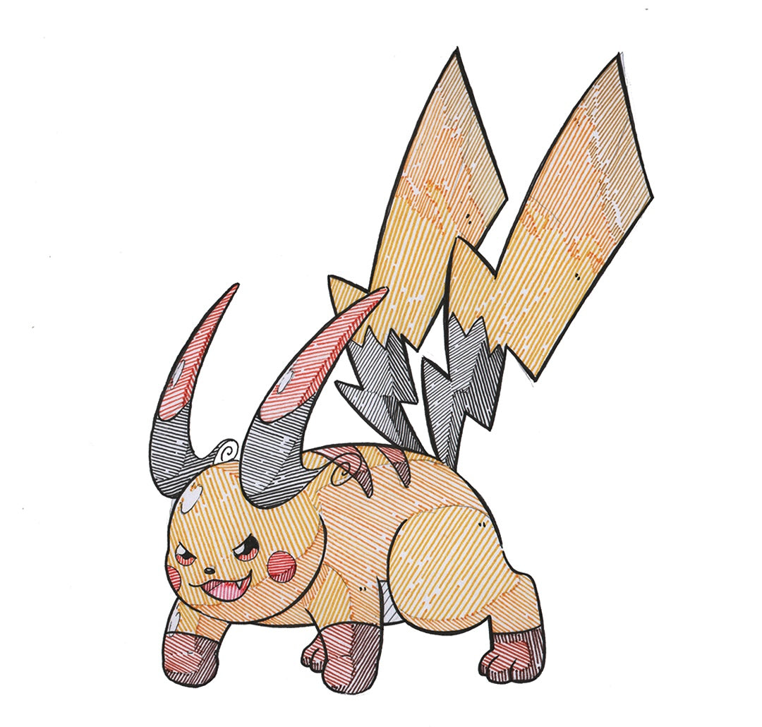 Mega Raichu X Sticker